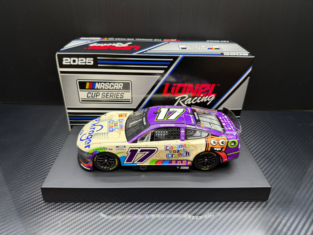 2025 Chris Buescher 1:24 Cinnamon Toast Crunch Diecast