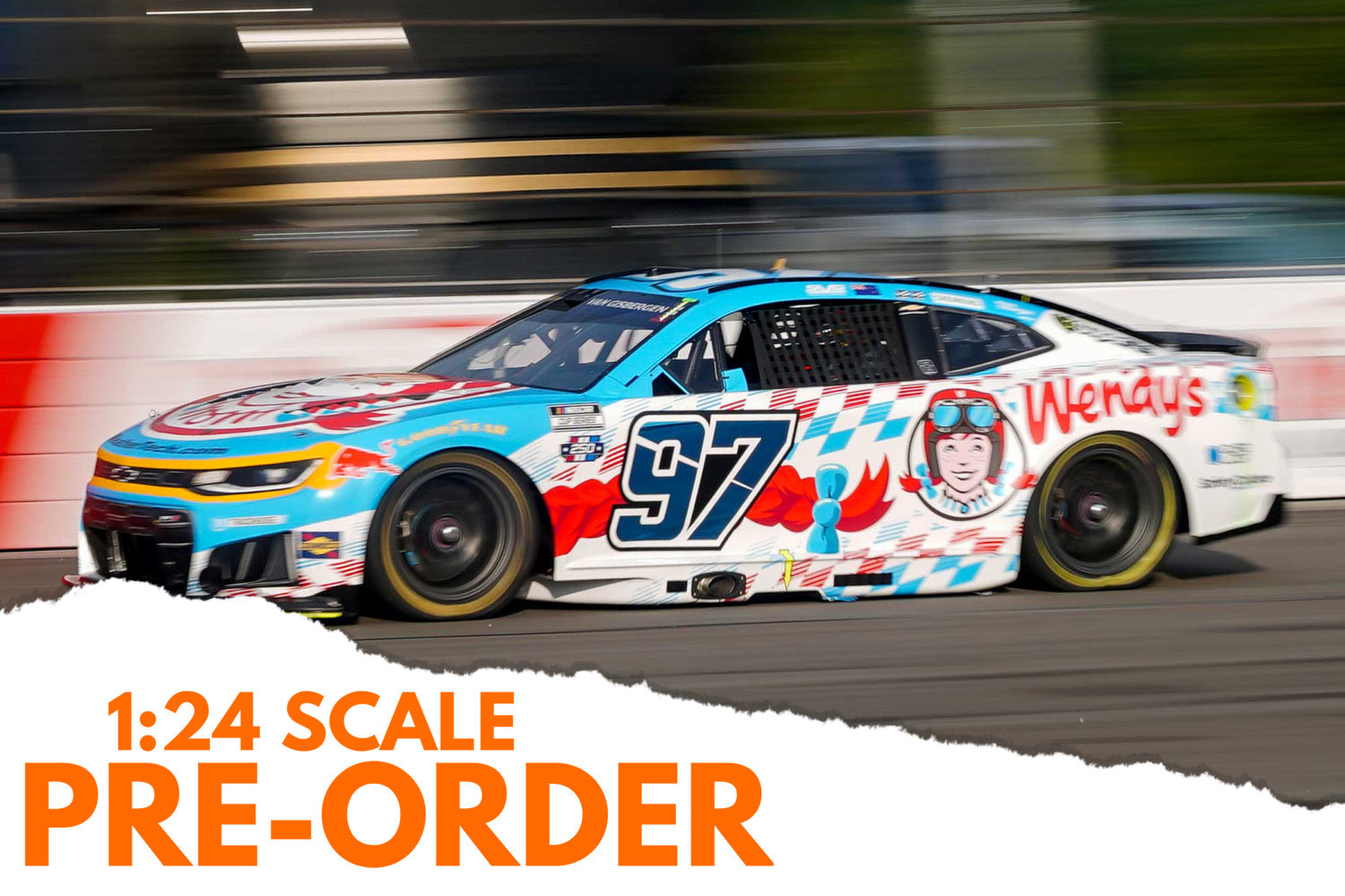 2026 Shane van Gisbergen 1:24 Wendy's NASCAR Diecast