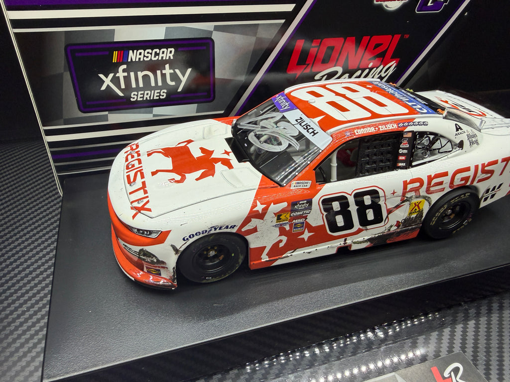 2025 Connor Zilisch 1:24 Registix Watkins Glen AUTOGRAPHED Race Win Diecast