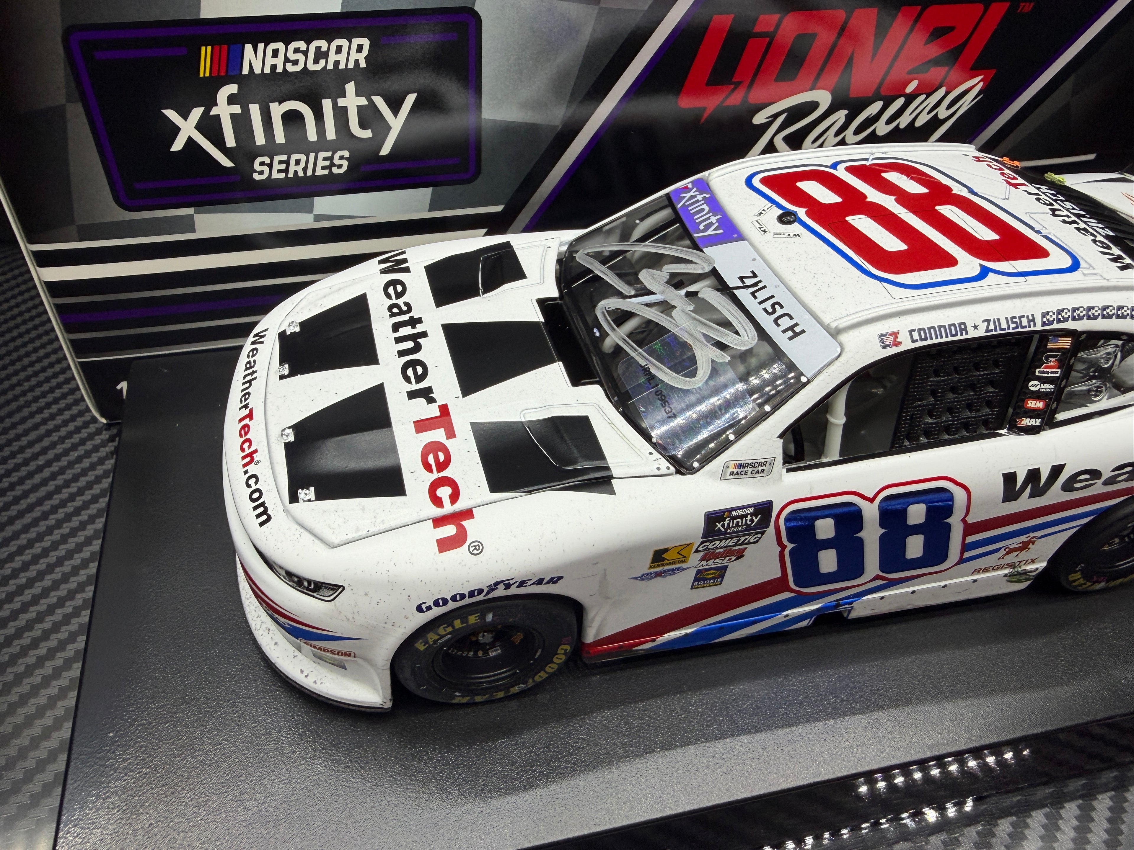 2025 Connor Zilisch 1:24 WeatherTech Portland AUTOGRAPHED Race Win Diecast
