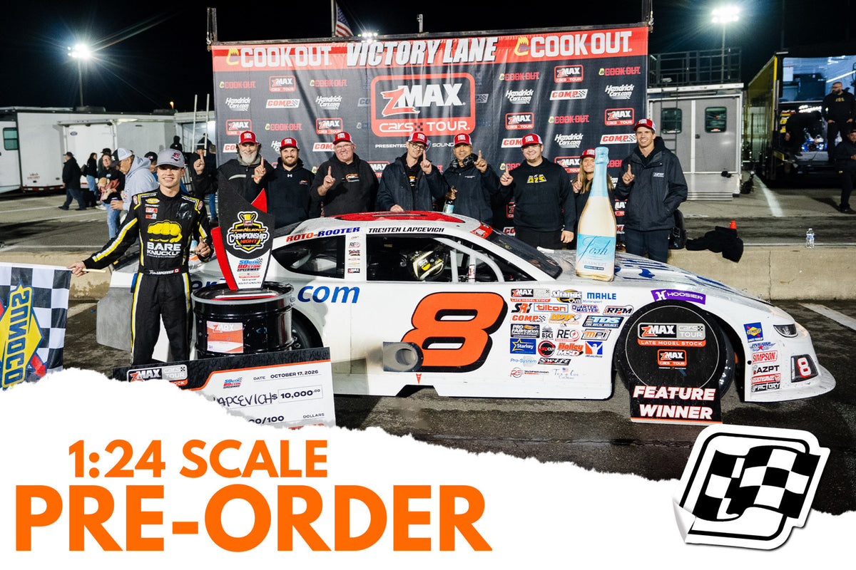 2026 Treyten Lapcevich 1:24 Filtertime South Boston Race Win Late Model Diecast