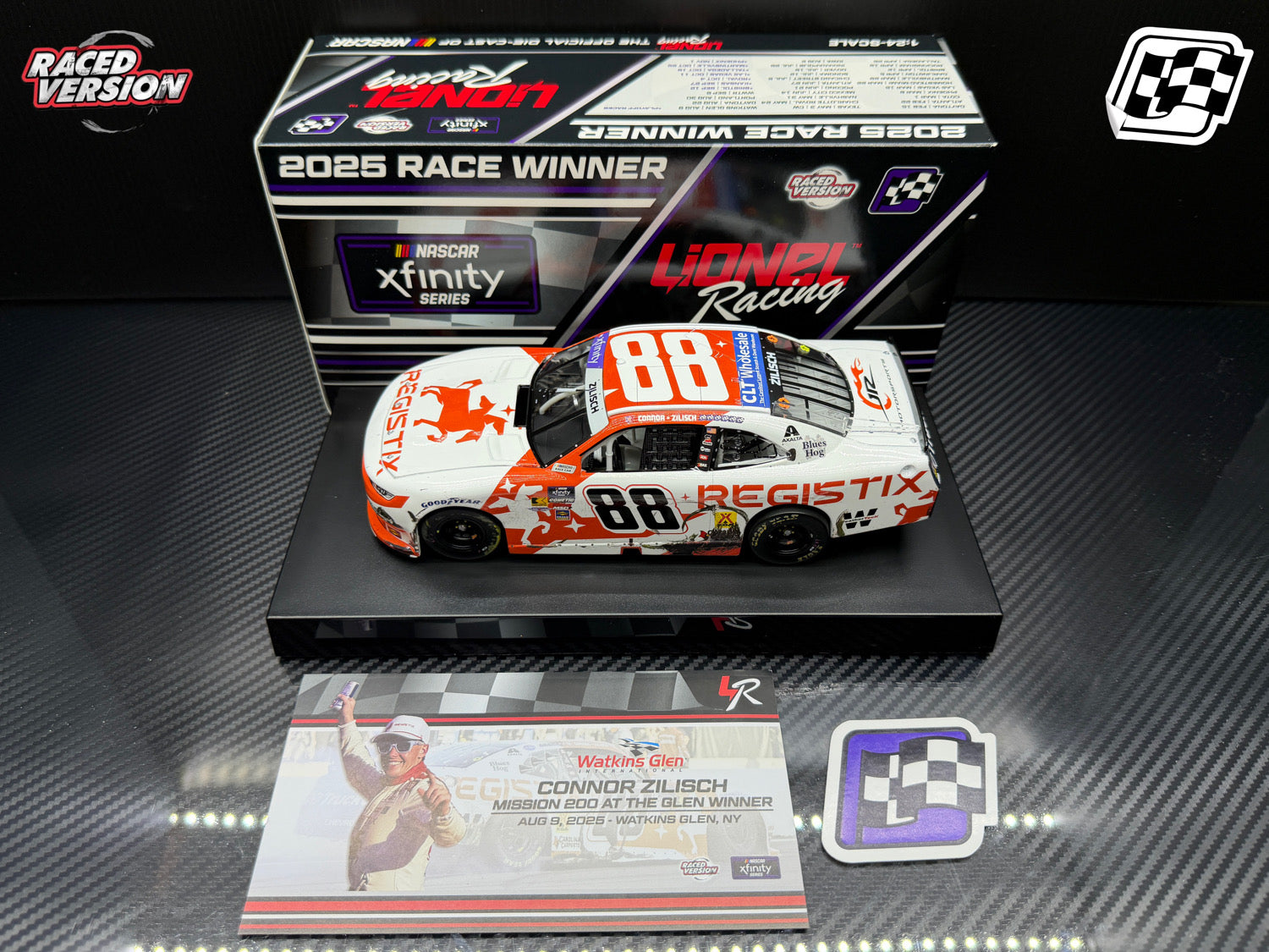 2025 Connor Zilisch 1:24 Registix Watkins Glen Race Win Diecast
