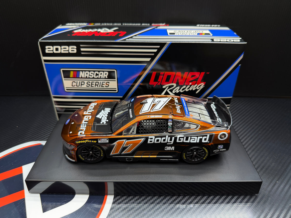 2026 Chris Buescher 1:24 Body Guard Greg Biffle Tribute COLOR CHROME Diecast
