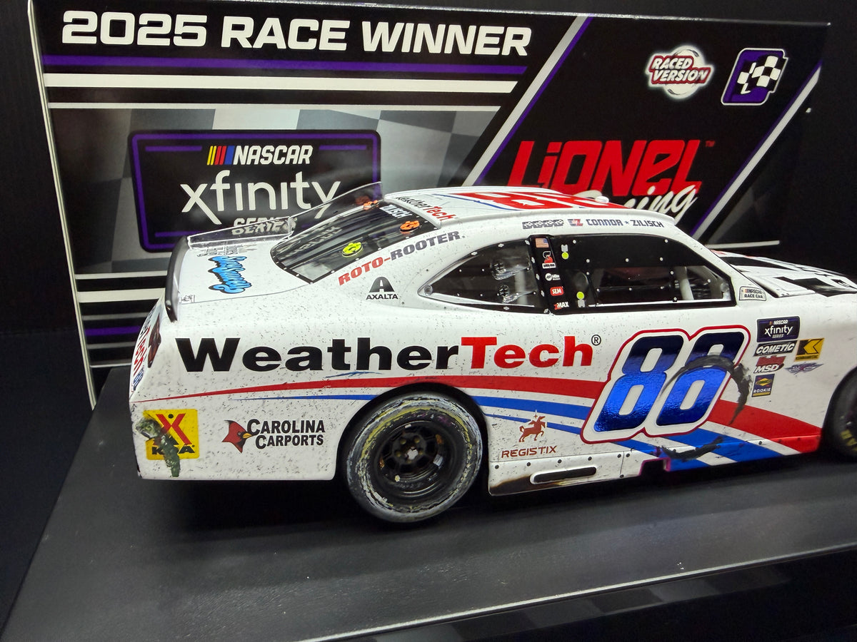2025 Connor Zilisch 1:24 Weathertech Indy Brickyard Race Win Diecast (Autographed)