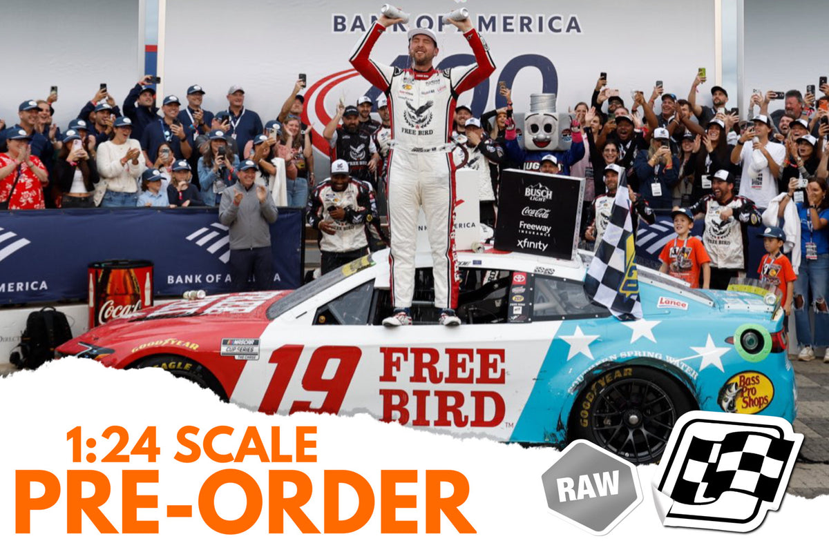 2026 Chase Briscoe 1:24 Free Bird Patriotic Charlotte Race Win RAW Diecast