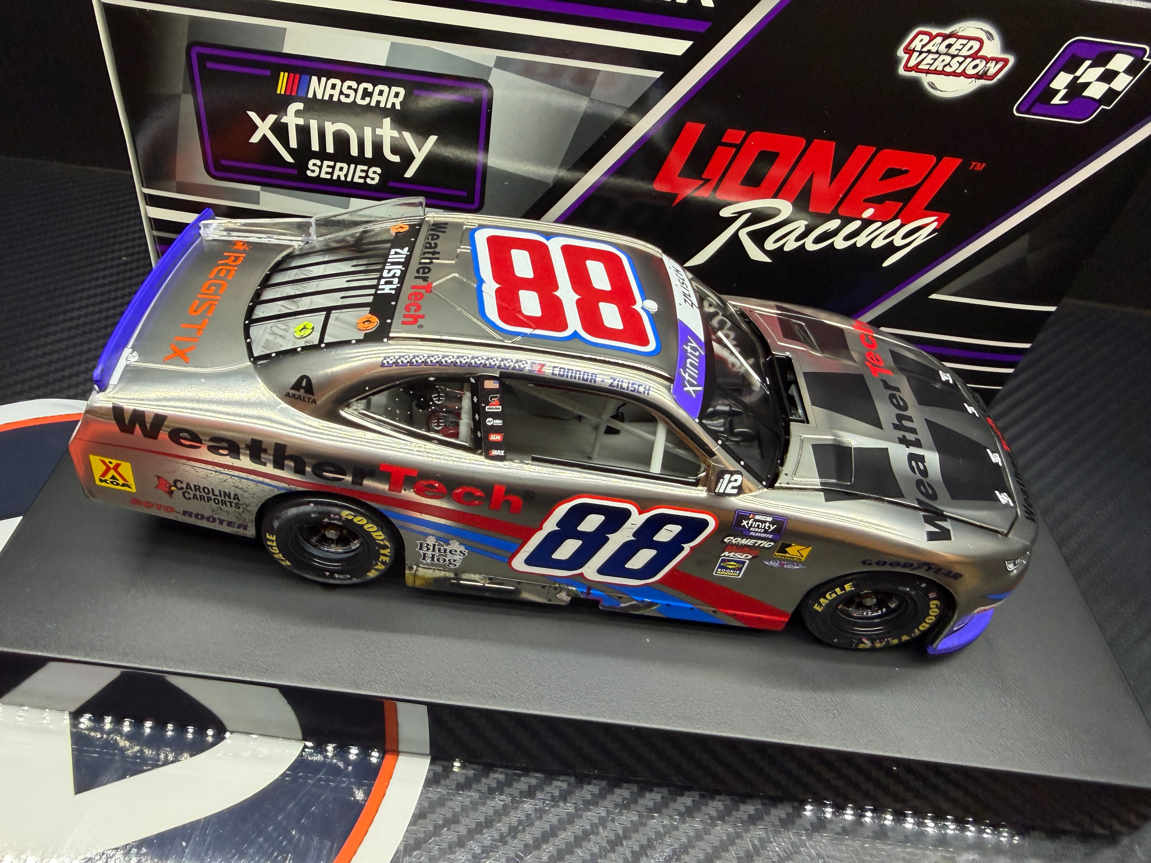2025 Connor Zilisch 1:24 Charlotte Roval Race Win COLOR CHROME Diecast