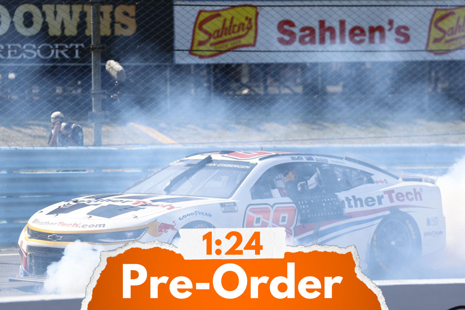 2025 Shane van Gisbergen 1:24 WeatherTech Watkins Glen Race Win Color Chrome Diecast