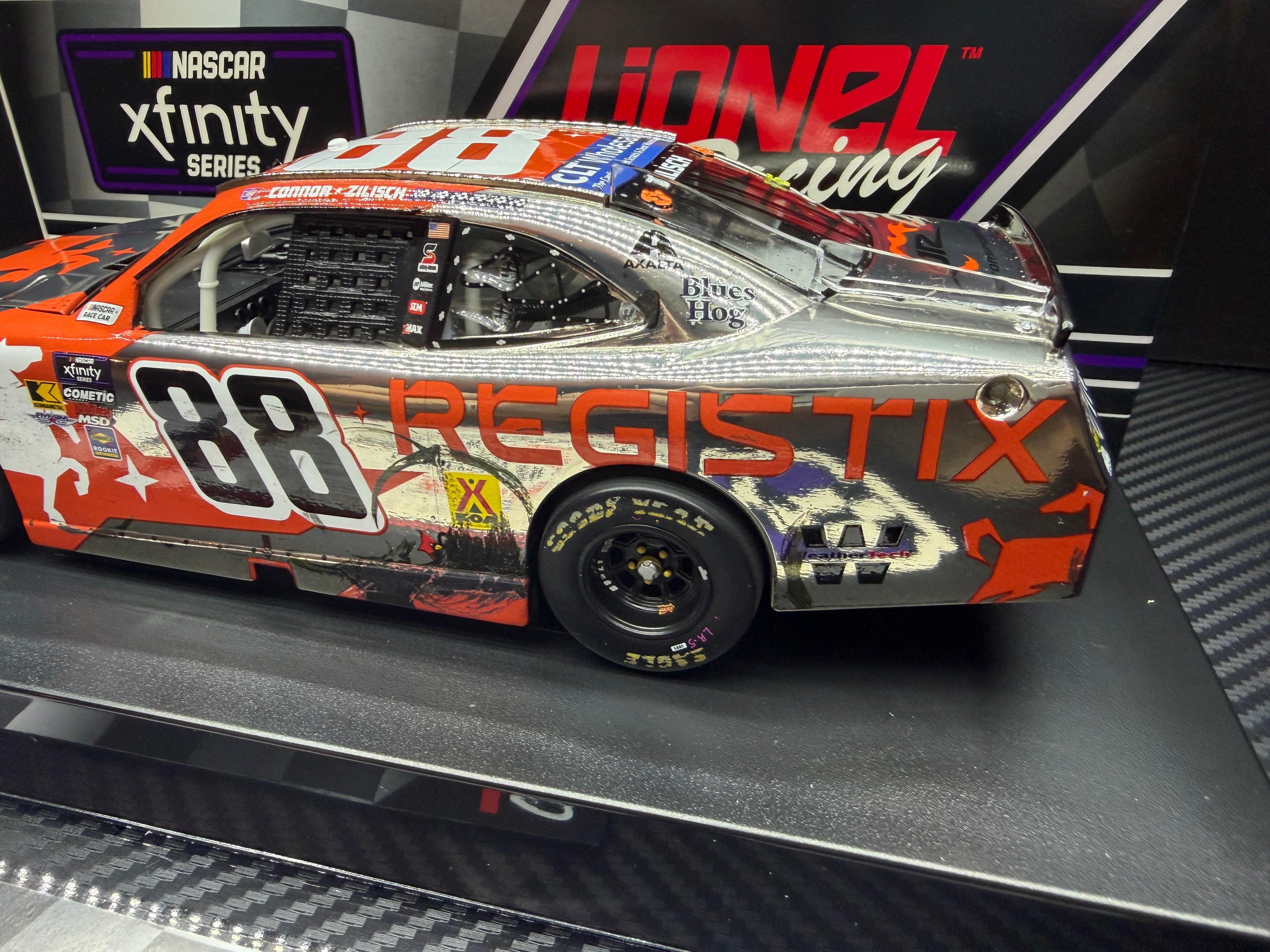2025 Connor Zilisch 1:24 Registix Watkins Glen COLOR CHROME Race Win Diecast