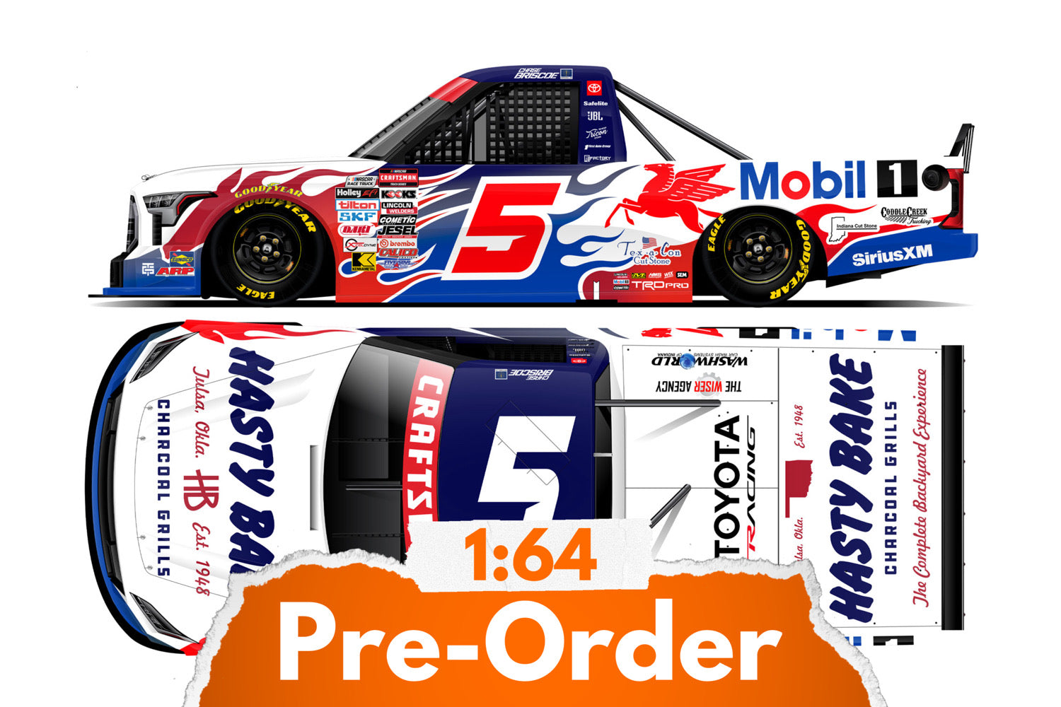 2026 Chase Briscoe 1:64 Mobil 1 / Hasty Bake Diecast