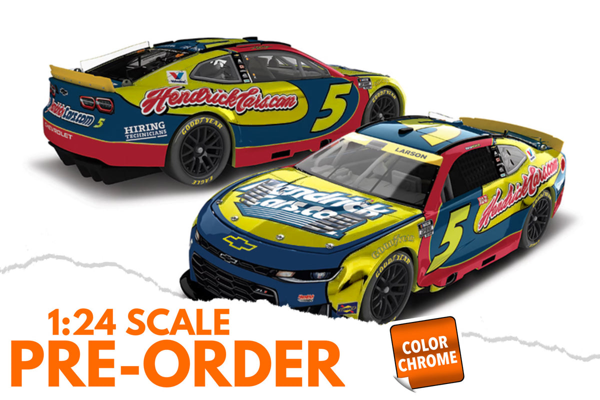 2026 Kyle Larson 1:24 HendrickCars.com Tribute COLOR CHROME Diecast
