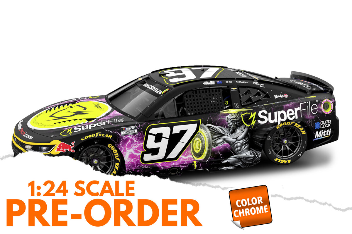 2026 Shane van Gisbergen 1:24 SuperFile Pink COLOR CHROME NASCAR Diecast