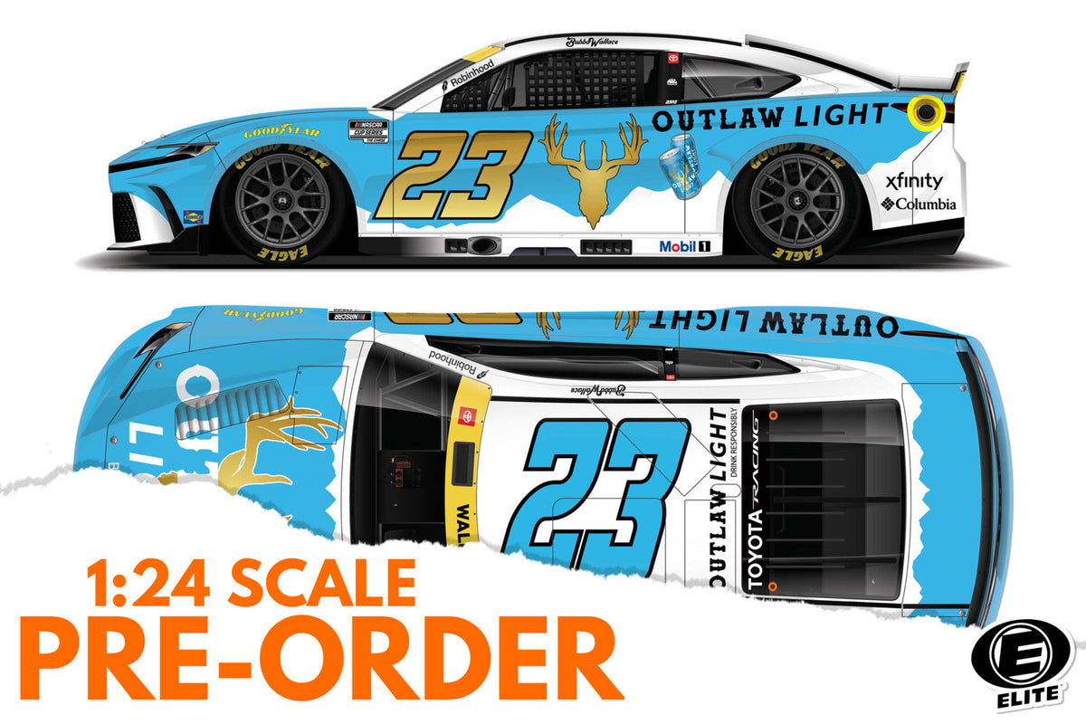 2026 Bubba Wallace 1:24 Outlaw Light ELITE NASCAR Diecast
