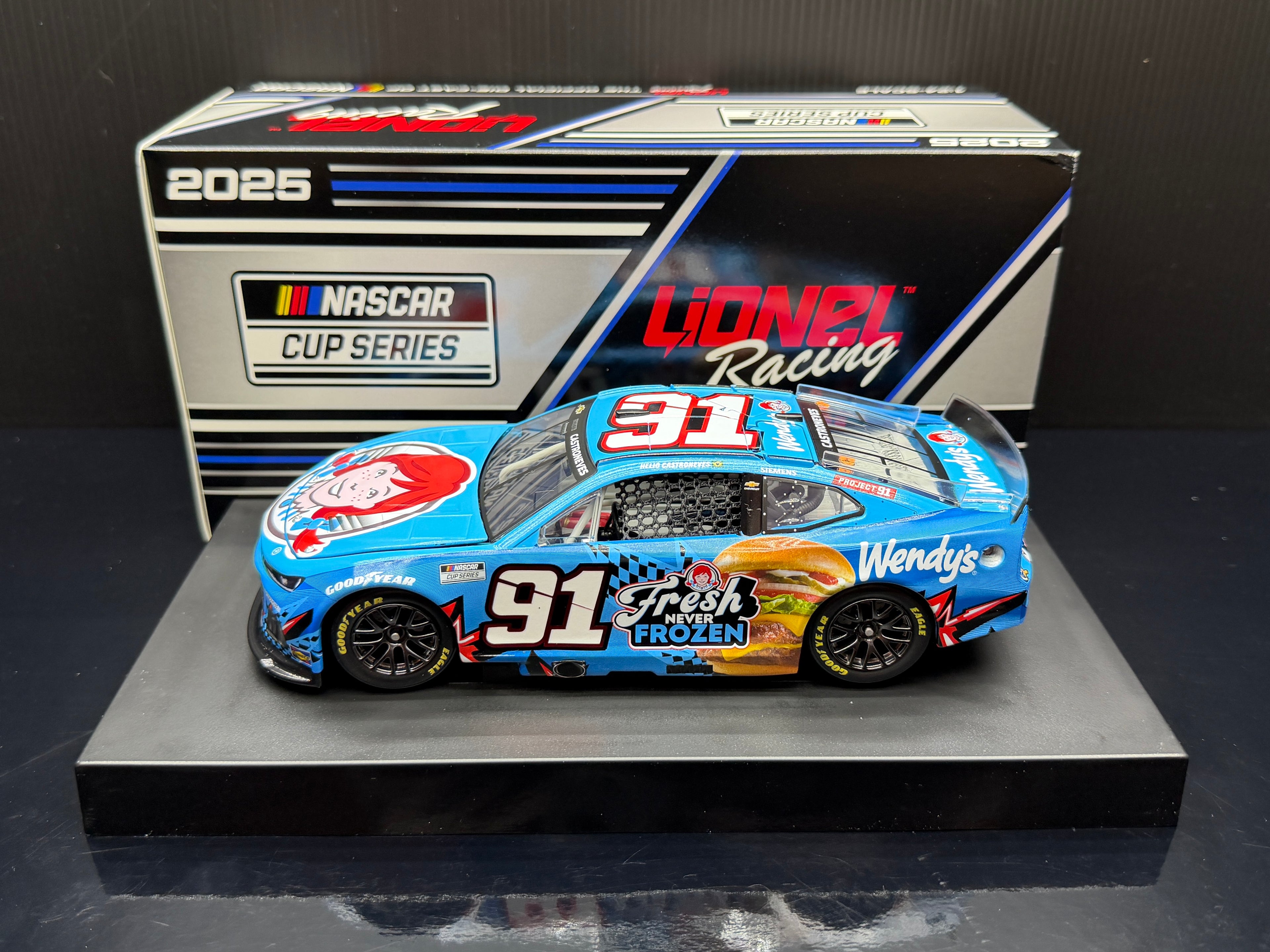 2025 Helio Castroneves 1:24 Wendy’s Diecast