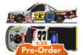 2026 Frankie Muniz 1:24 Black Cat Fireworks Diecast