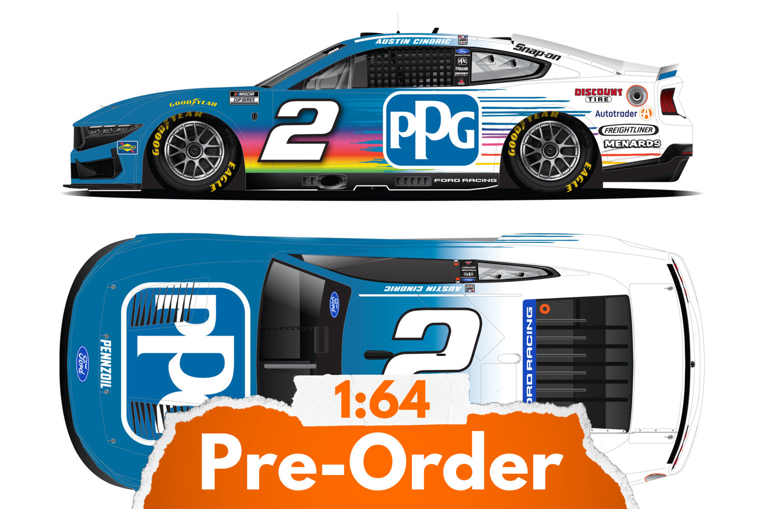 2026 Austin Cindric 1:64 PPG Diecast