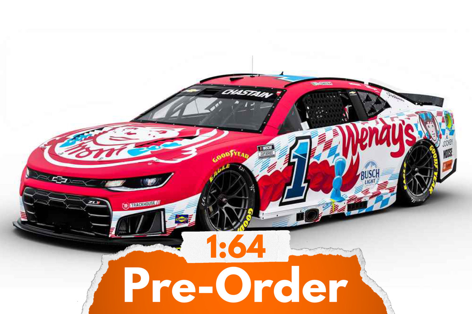 2026 Ross Chastain 1:64 Wendy's Diecast