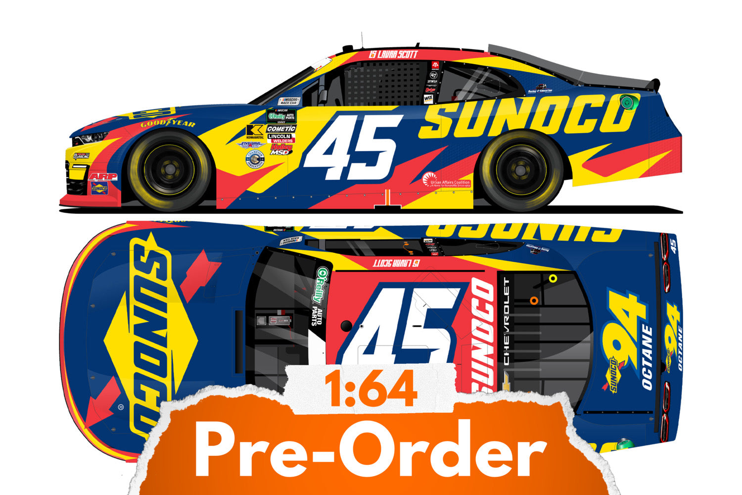 2026 Lavar Scott 1:64 Sunoco Diecast