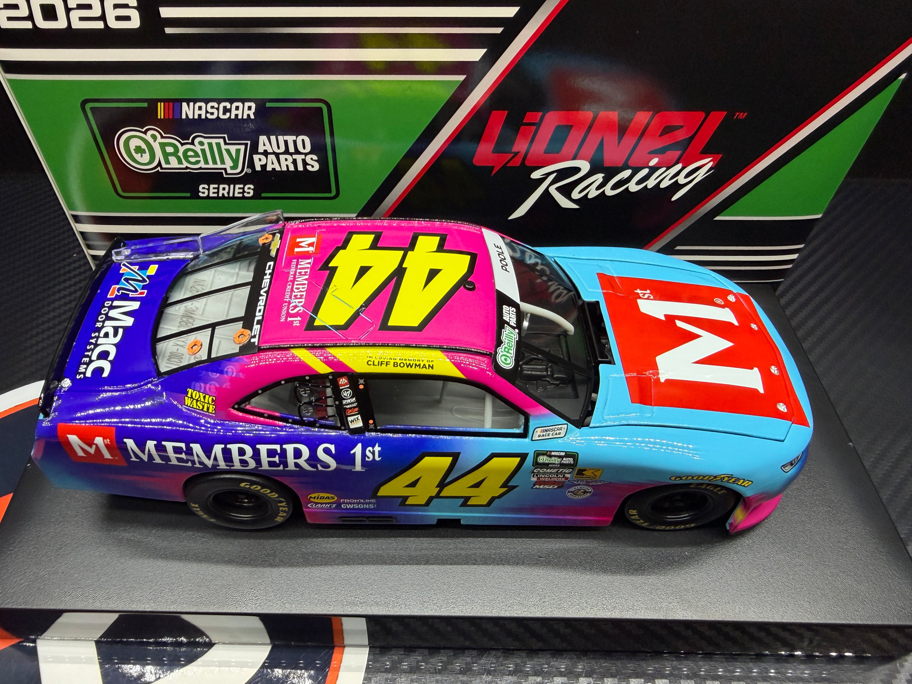 2026 Brennan Poole 1:24 Members 1st NASCAR Diecast