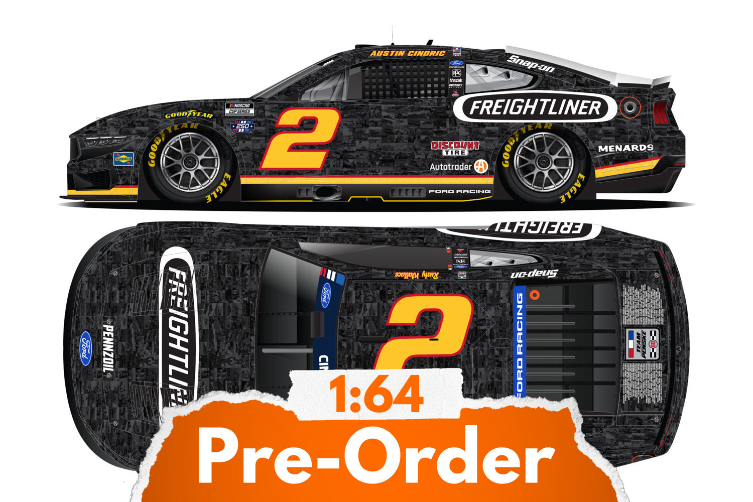 2026 Austin Cindric 1:64 Freightliner NASCAR Diecast