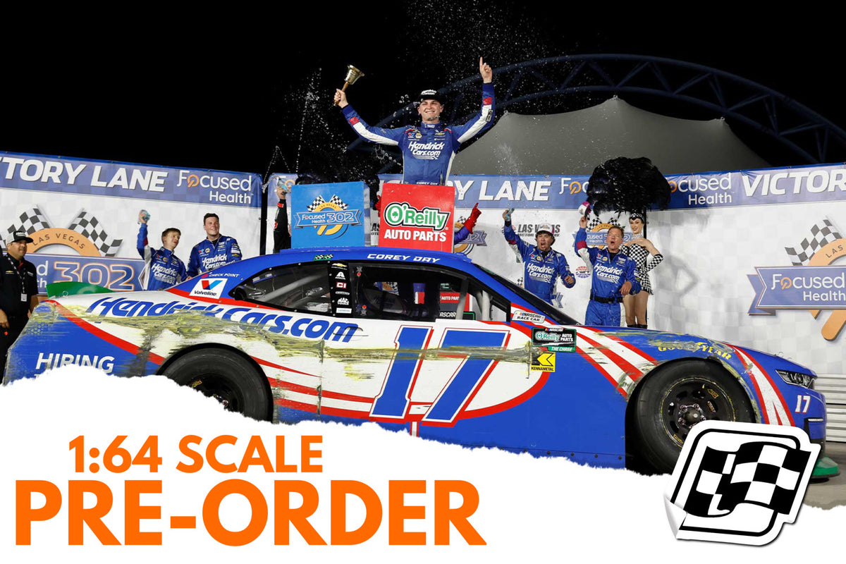 2026 Corey Day 1:64 Hendrickcars.com Las Vegas Race Win Diecast
