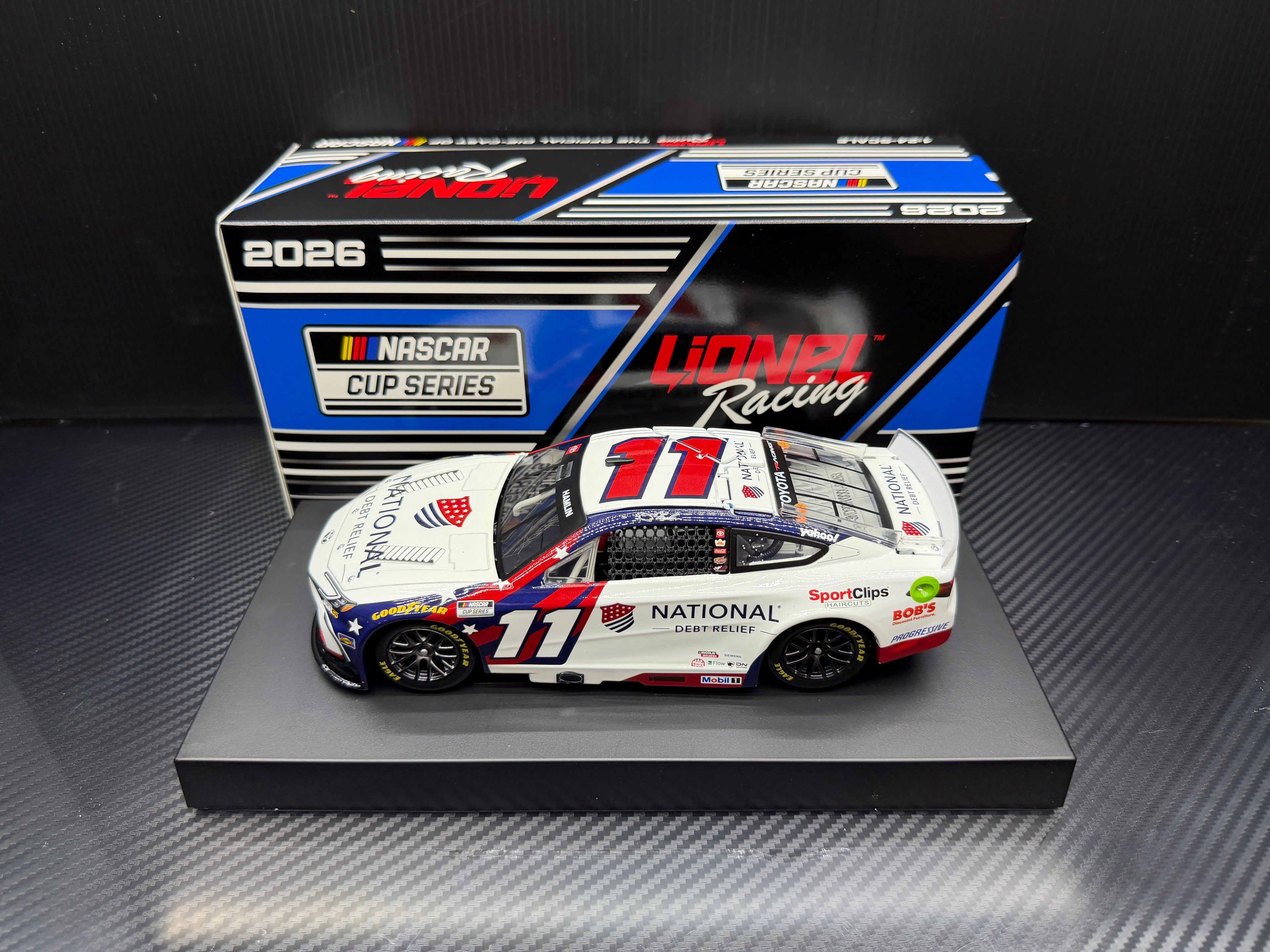 2026 Denny Hamlin 1:24 National Debt Relief Diecast