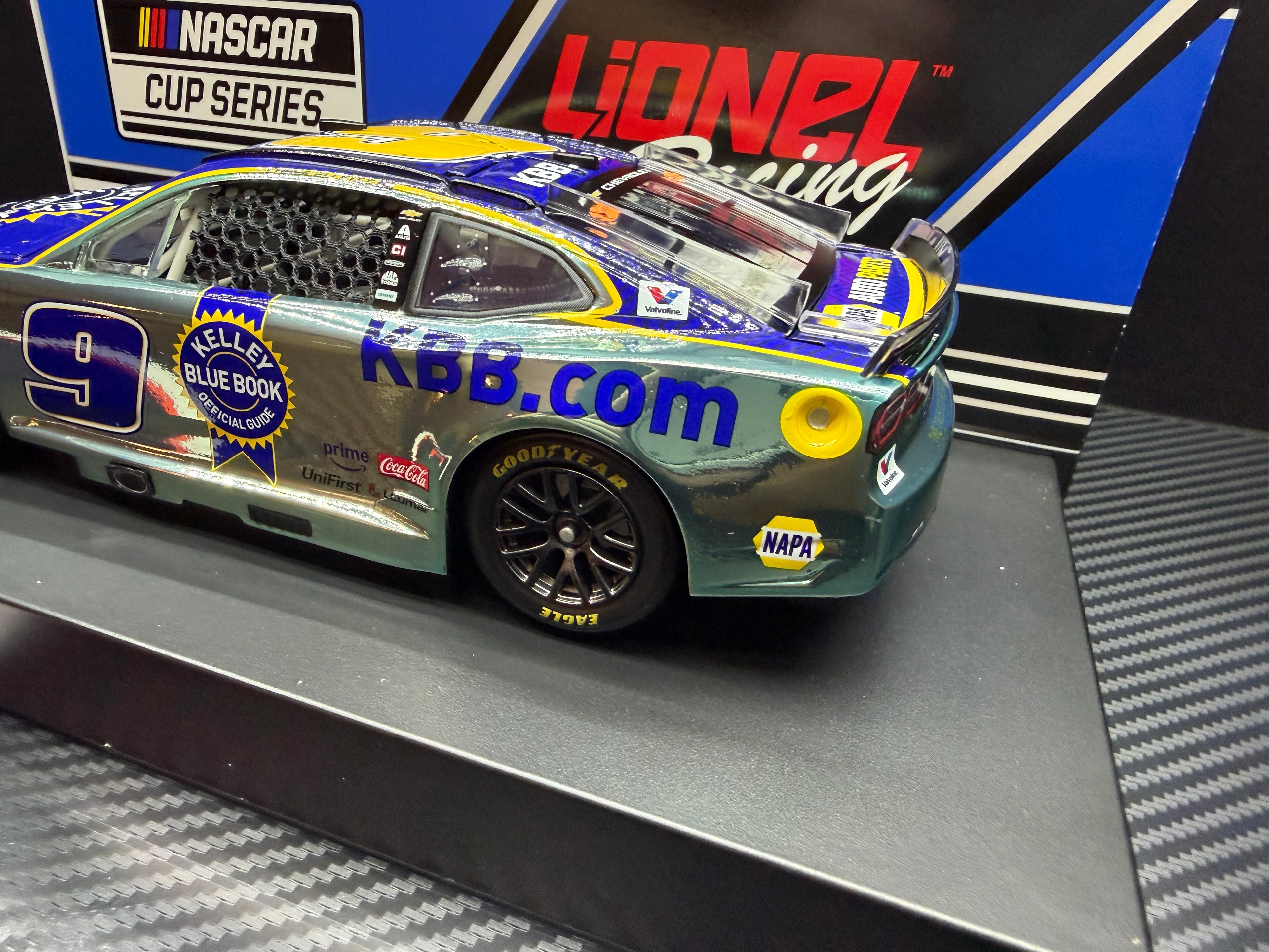 2026 Chase Elliott 1:24 Kelley Blue Book COLOR CHROME Diecast