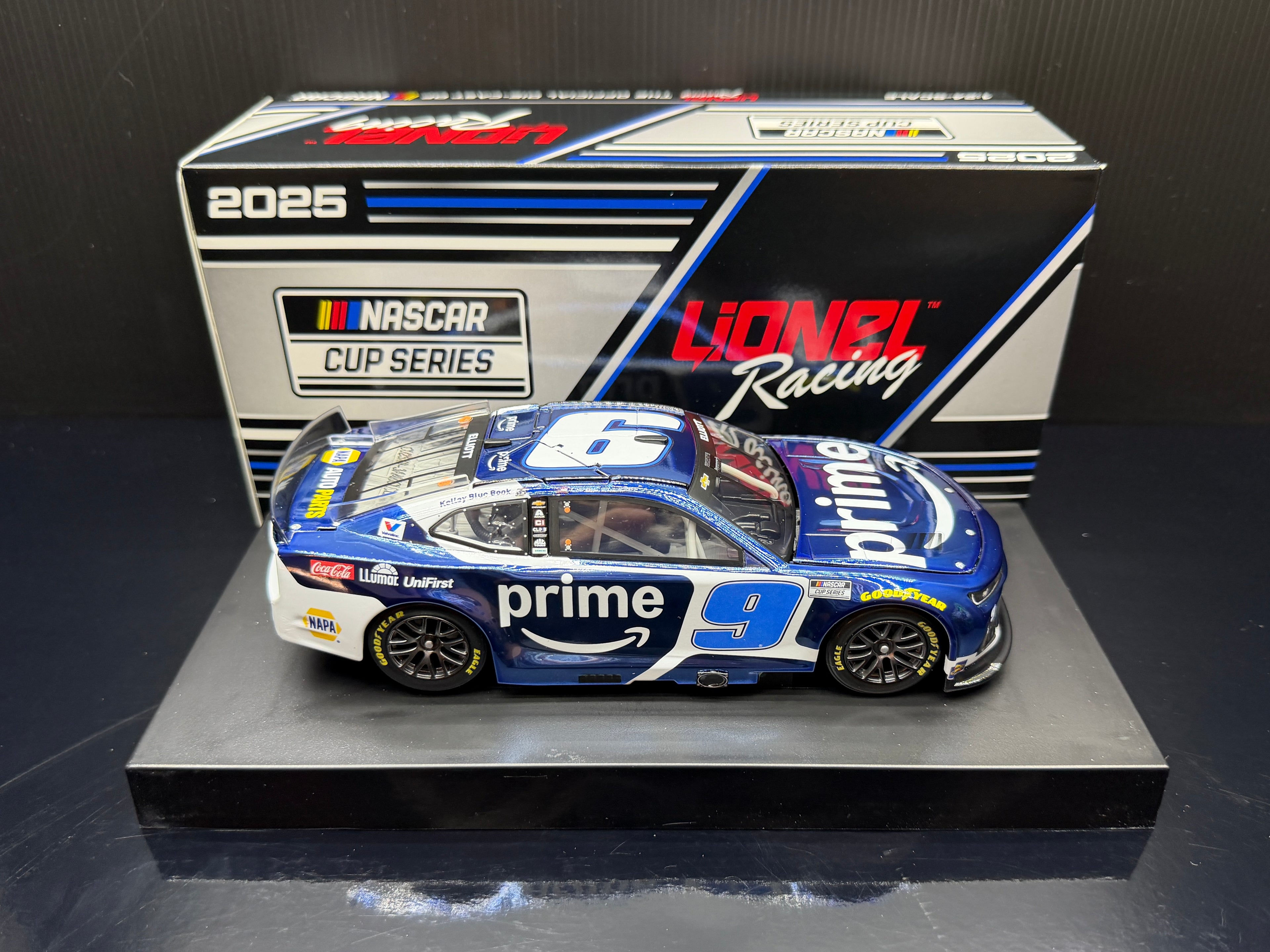 2025 Chase Elliott 1:24 Amazon Prime Color Chrome Diecast