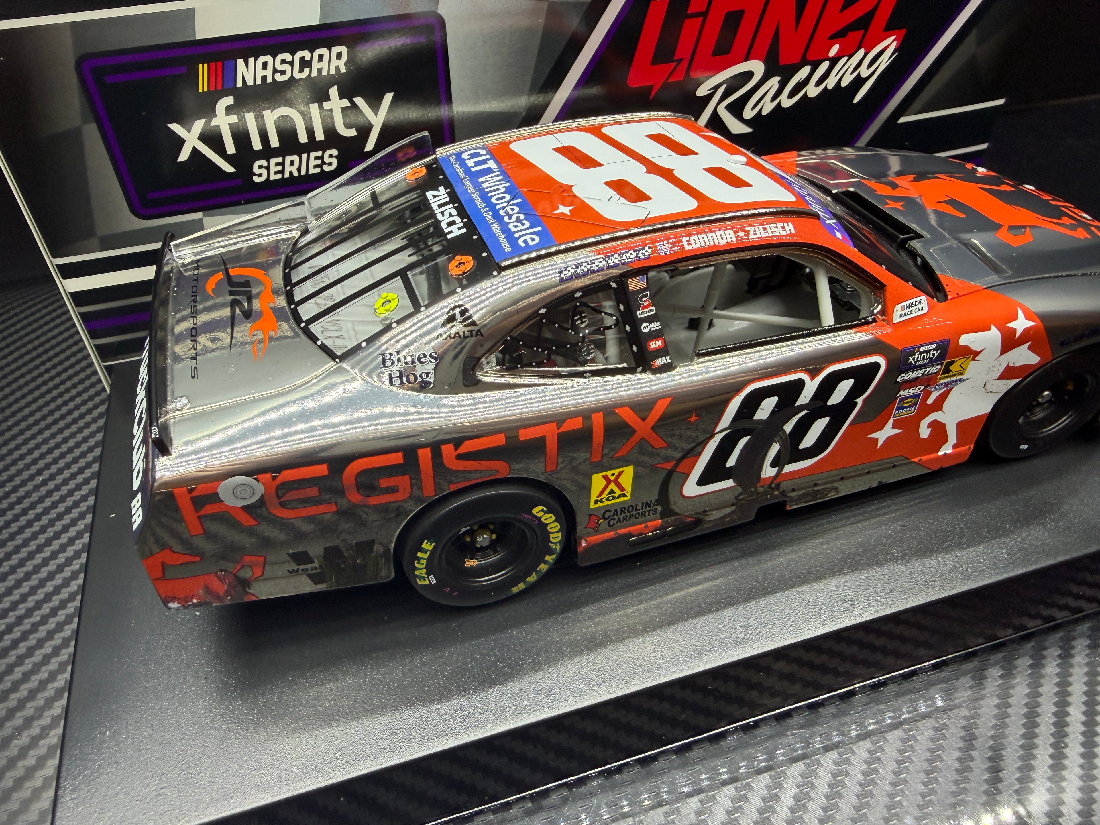 2025 Connor Zilisch 1:24 Registix Watkins Glen COLOR CHROME Race Win Diecast