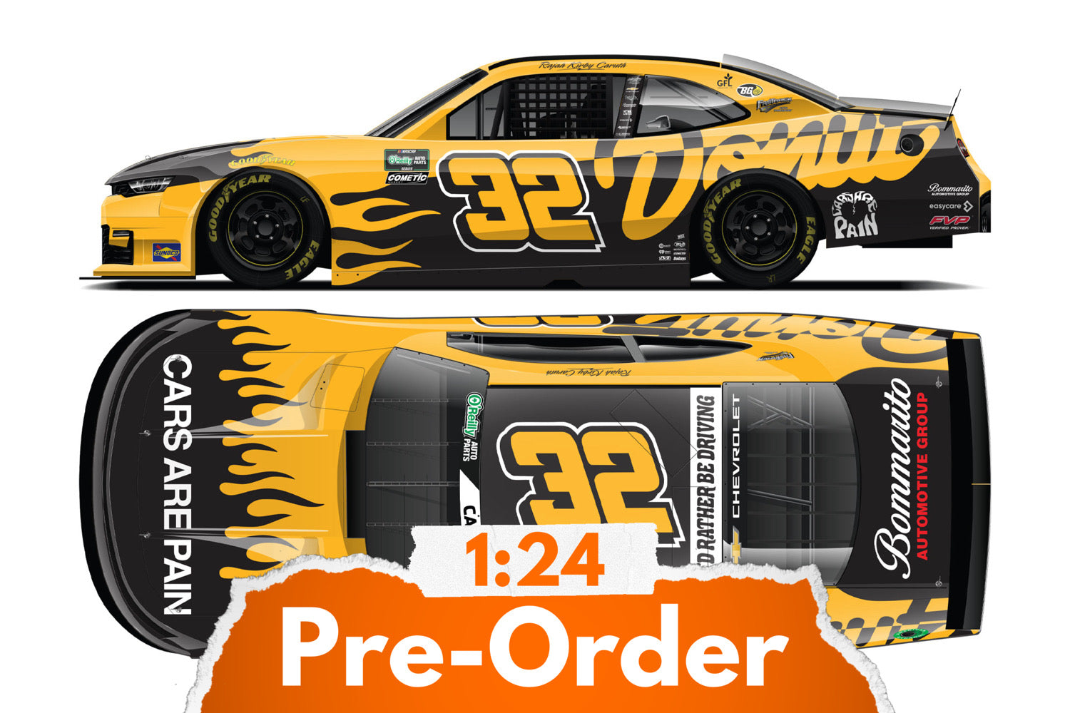 2026 Rajah Caruth 1:24 Donut Media Diecast