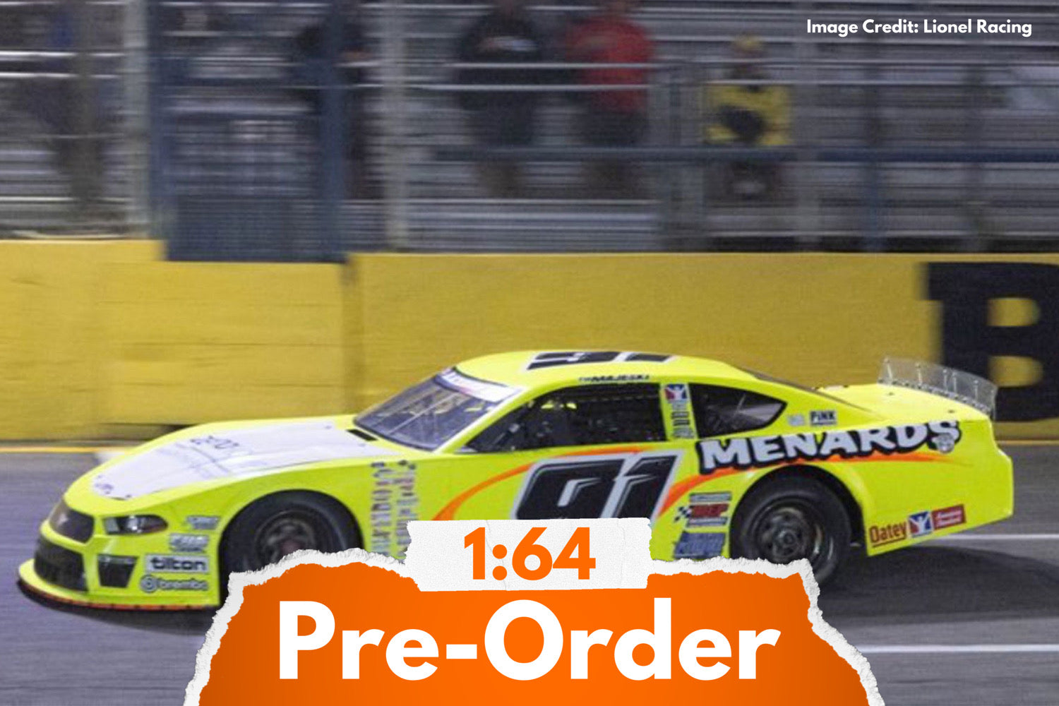 2026 Ty Majeski 1:64 Menards / Zenna Home Michigan Race Win Late Model Diecast