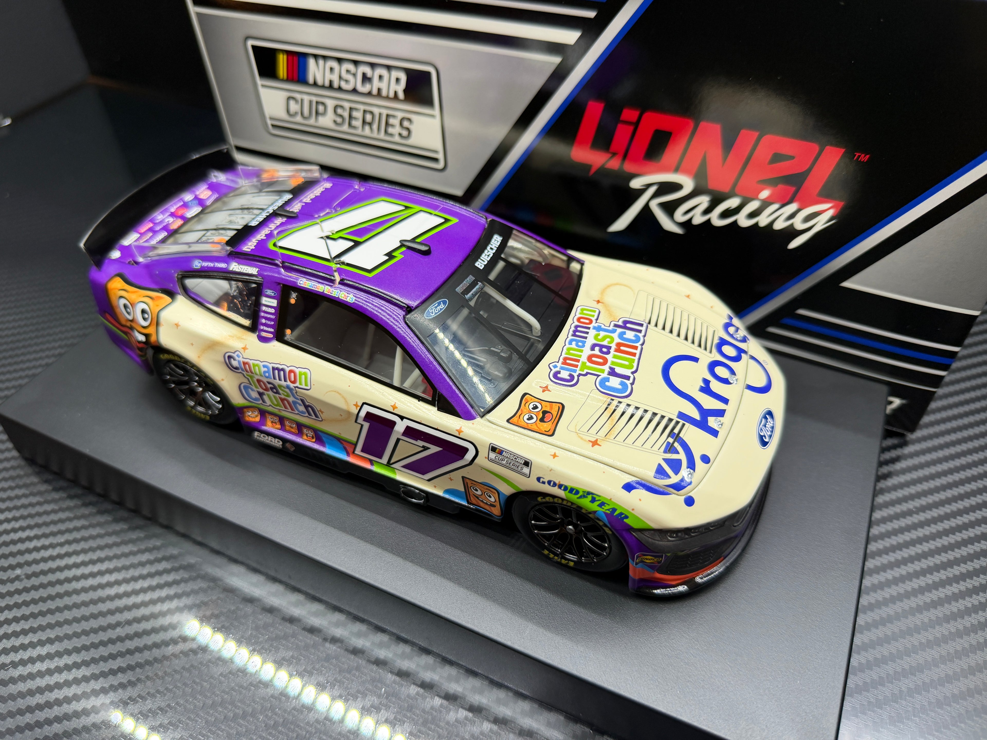2025 Chris Buescher 1:24 Cinnamon Toast Crunch Diecast
