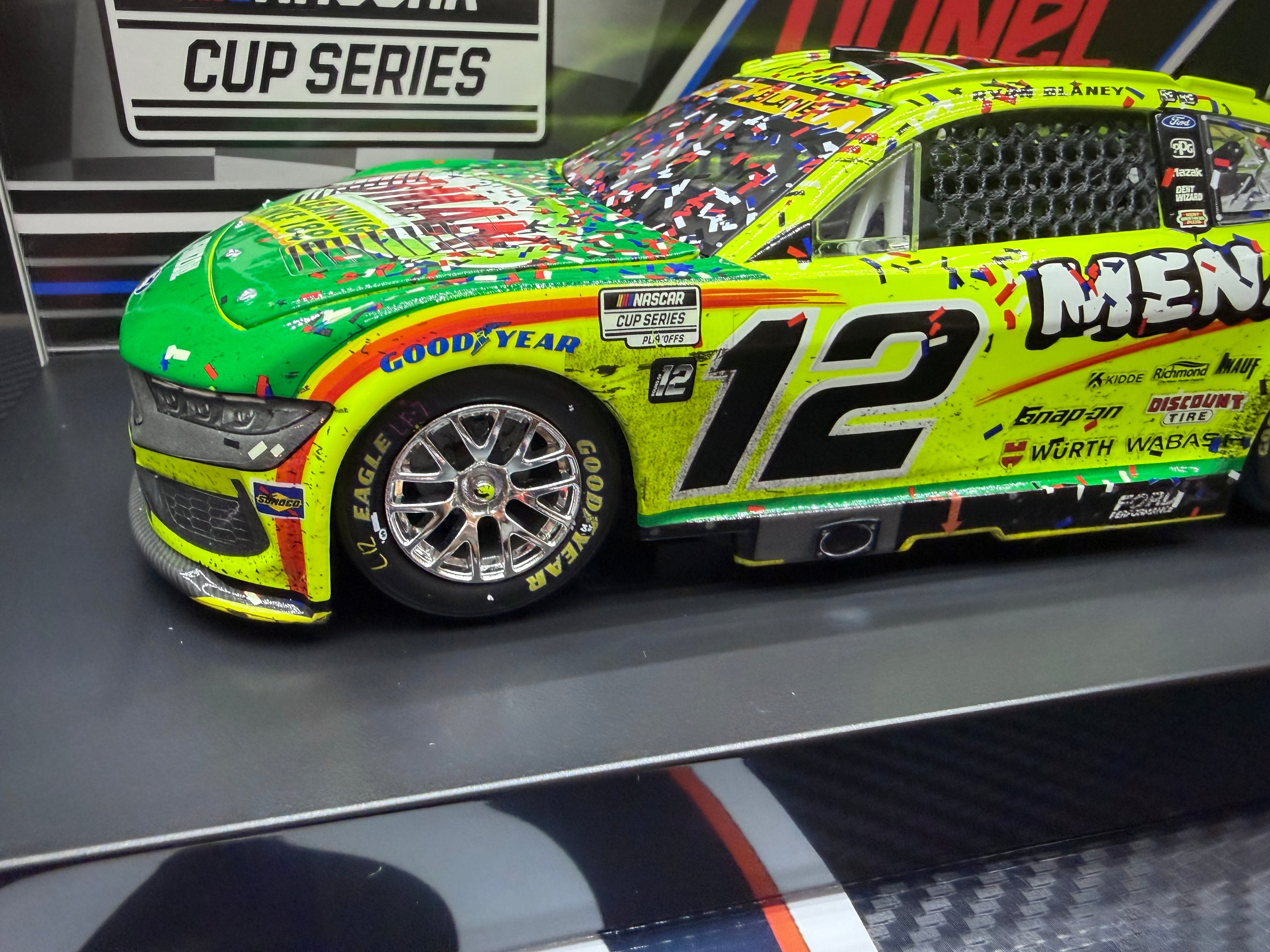 2025 Ryan Blaney 1:24 Menards / Libman New Hampshire Race Win Diecast