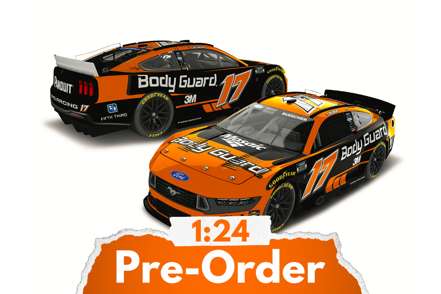 2026 Chris Buescher 1:24 Body Guard Greg Biffle Tribute Diecast