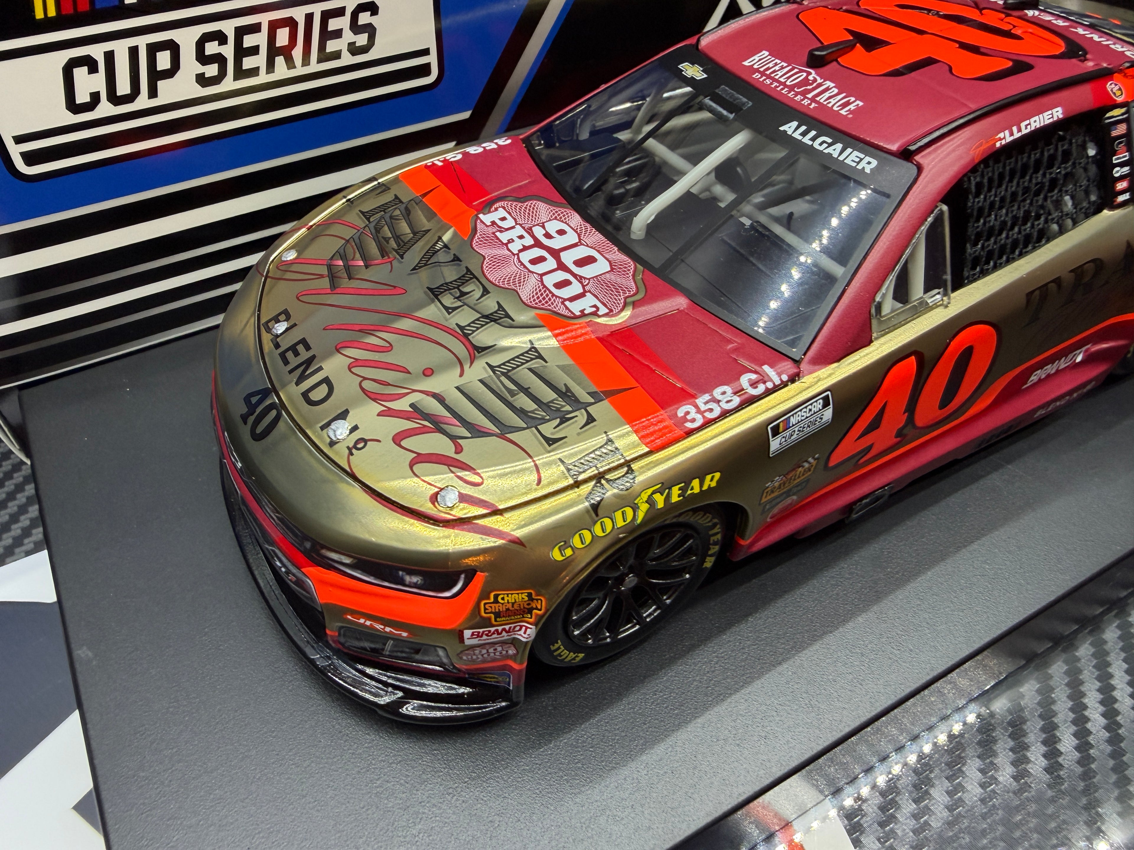 2026 Justin Allgaier 1:24 Traveller Whiskey COLOR CHROME Diecast
