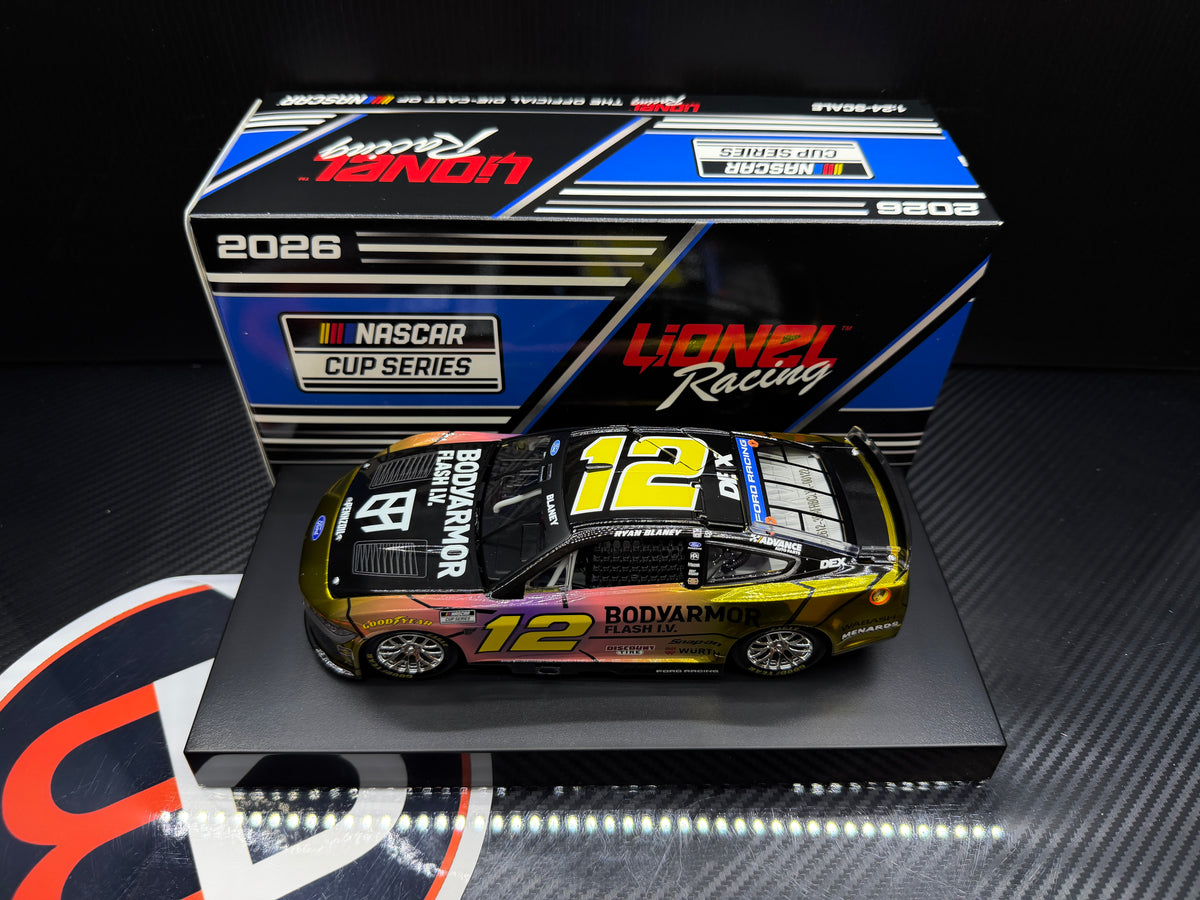 2026 Ryan Blaney 1:24 BodyArmor Flash I.V. Caffeine COLOR CHROME Diecast