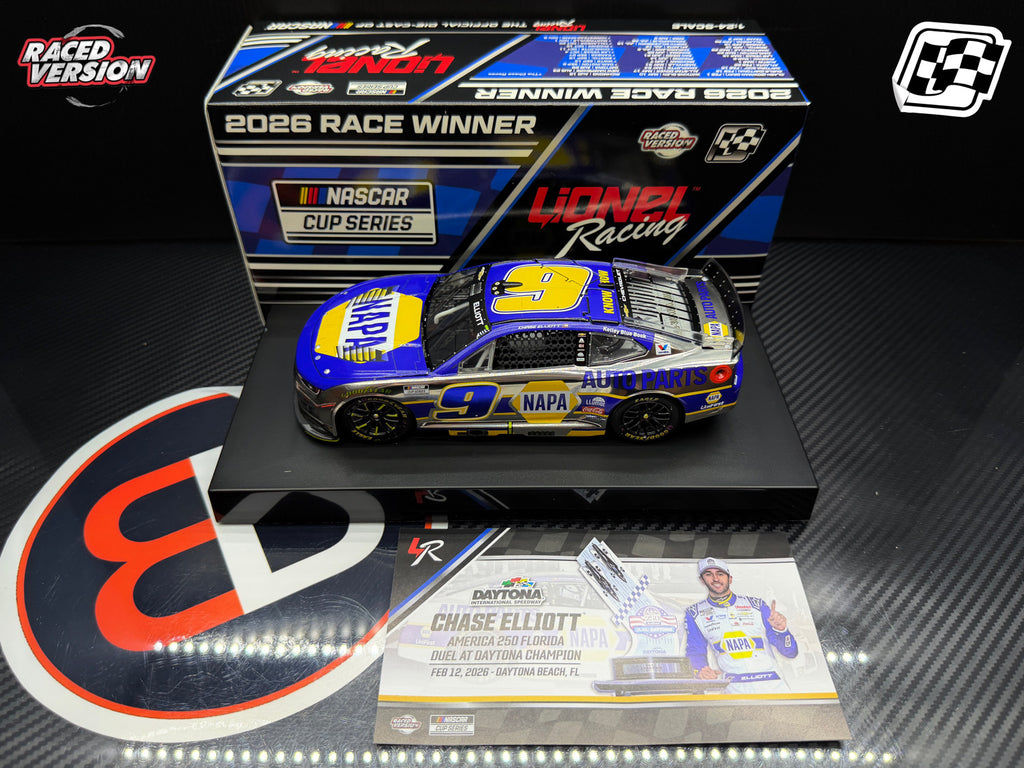 2026 Chase Elliott 1:24 NAPA Daytona Duel Race Win COLOR CHROME Diecast