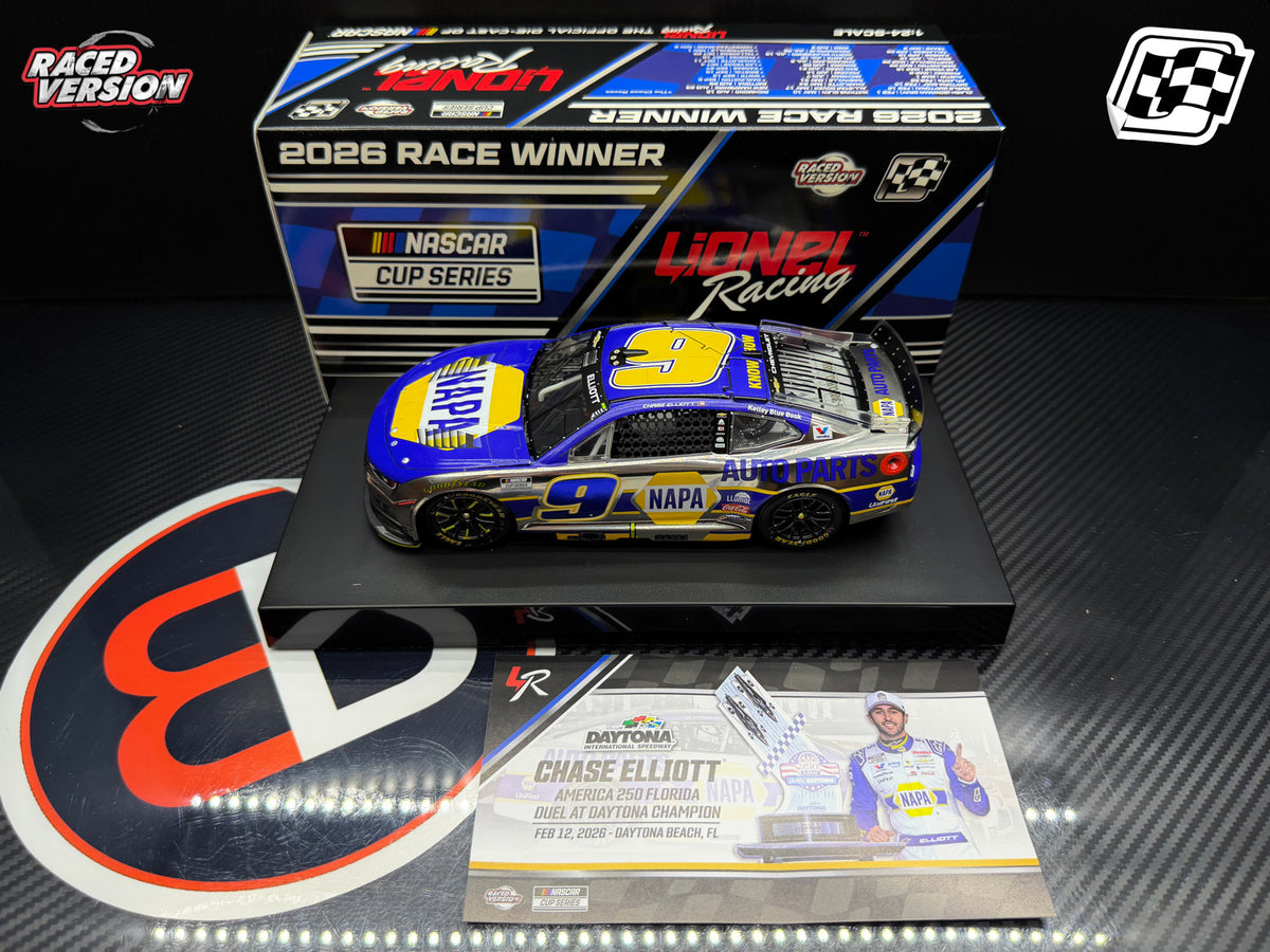 2026 Chase Elliott 1:24 NAPA Daytona Duel Race Win COLOR CHROME Diecast