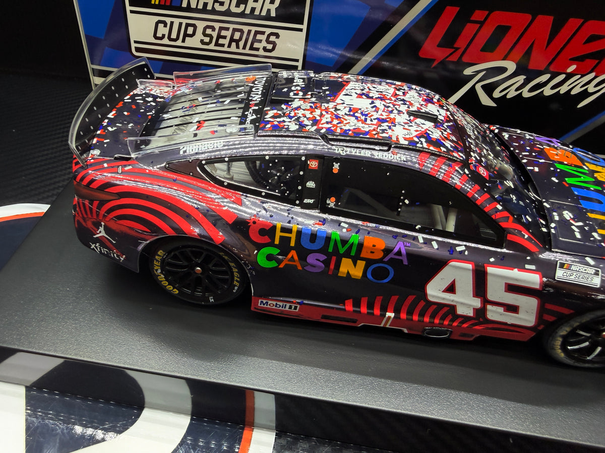 2026 Tyler Reddick 1:24 Chumba Casino Daytona 500 Race Win COLOR CHROME Diecast
