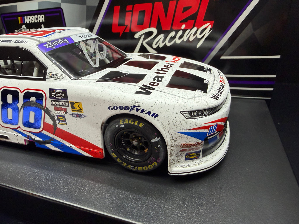 2025 Connor Zilisch 1:24 Weathertech Indy Brickyard Race Win Diecast (Autographed)
