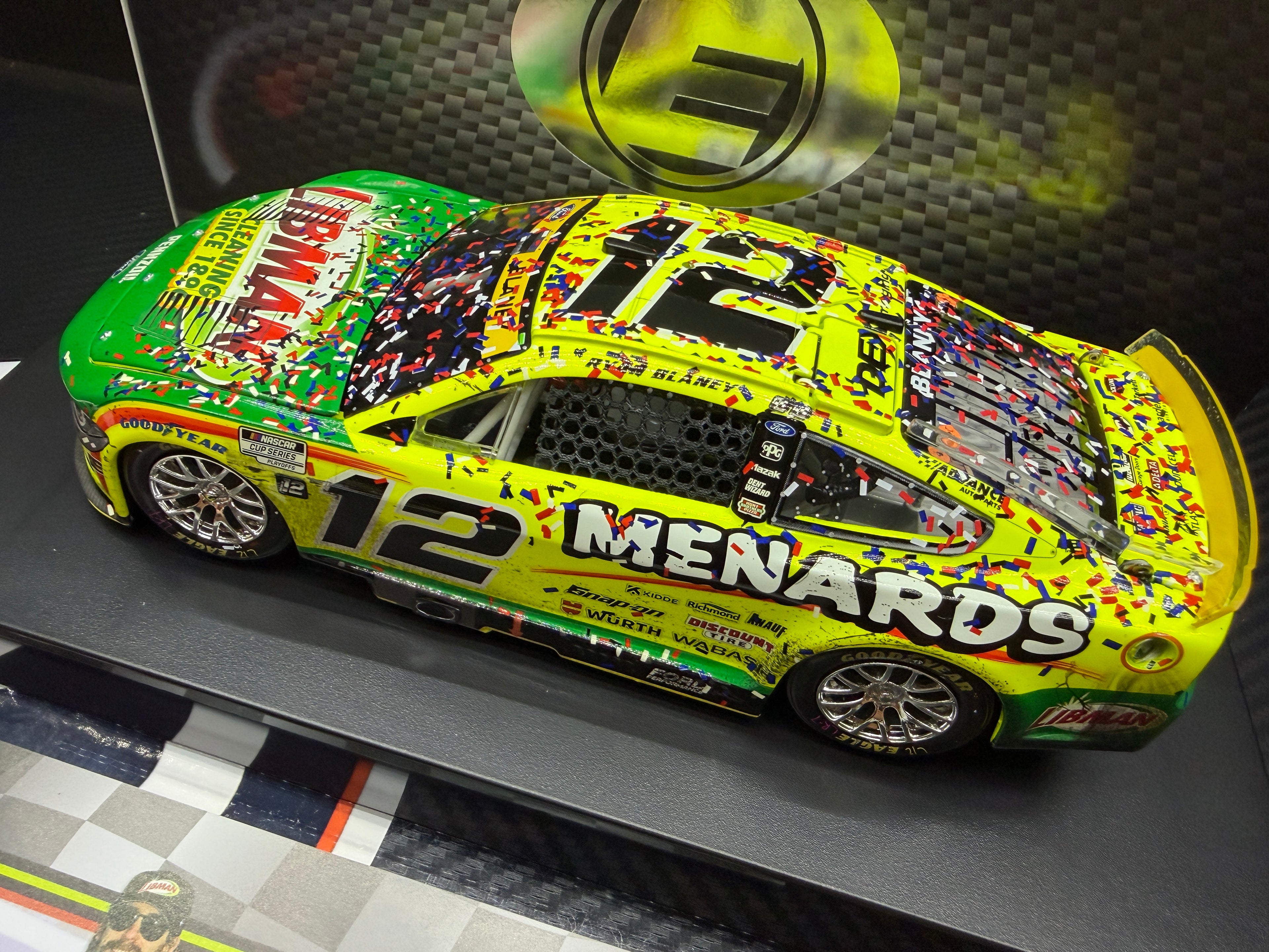 2025 Ryan Blaney 1:24 Menards / Libman New Hampshire Race Win ELITE Diecast