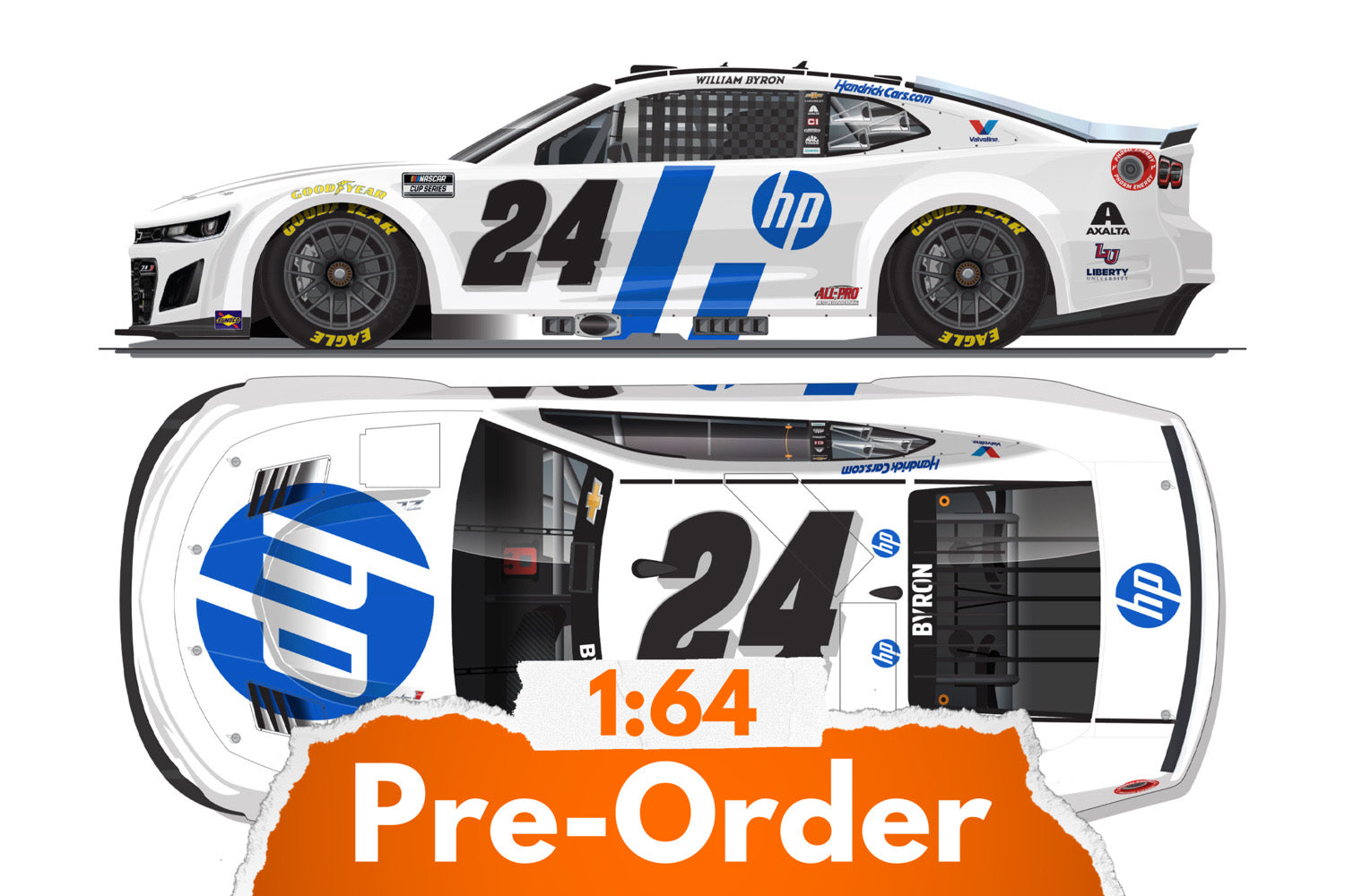 2026 William Byron 1:64 HP Diecast