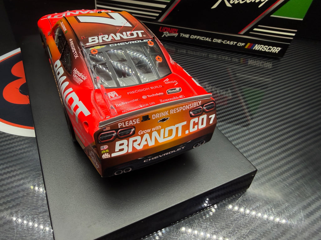 2026 Justin Allgaier 1:24 Brandt Whiskey AUTOGRAPHED NASCAR Diecast