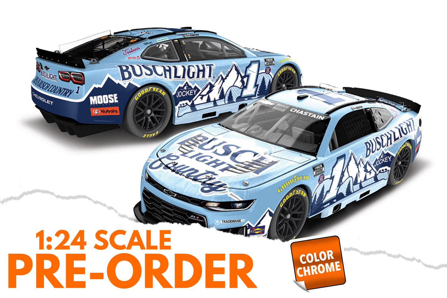 2026 Ross Chastain 1:24 Busch Light Country COLOR CHROME Diecast