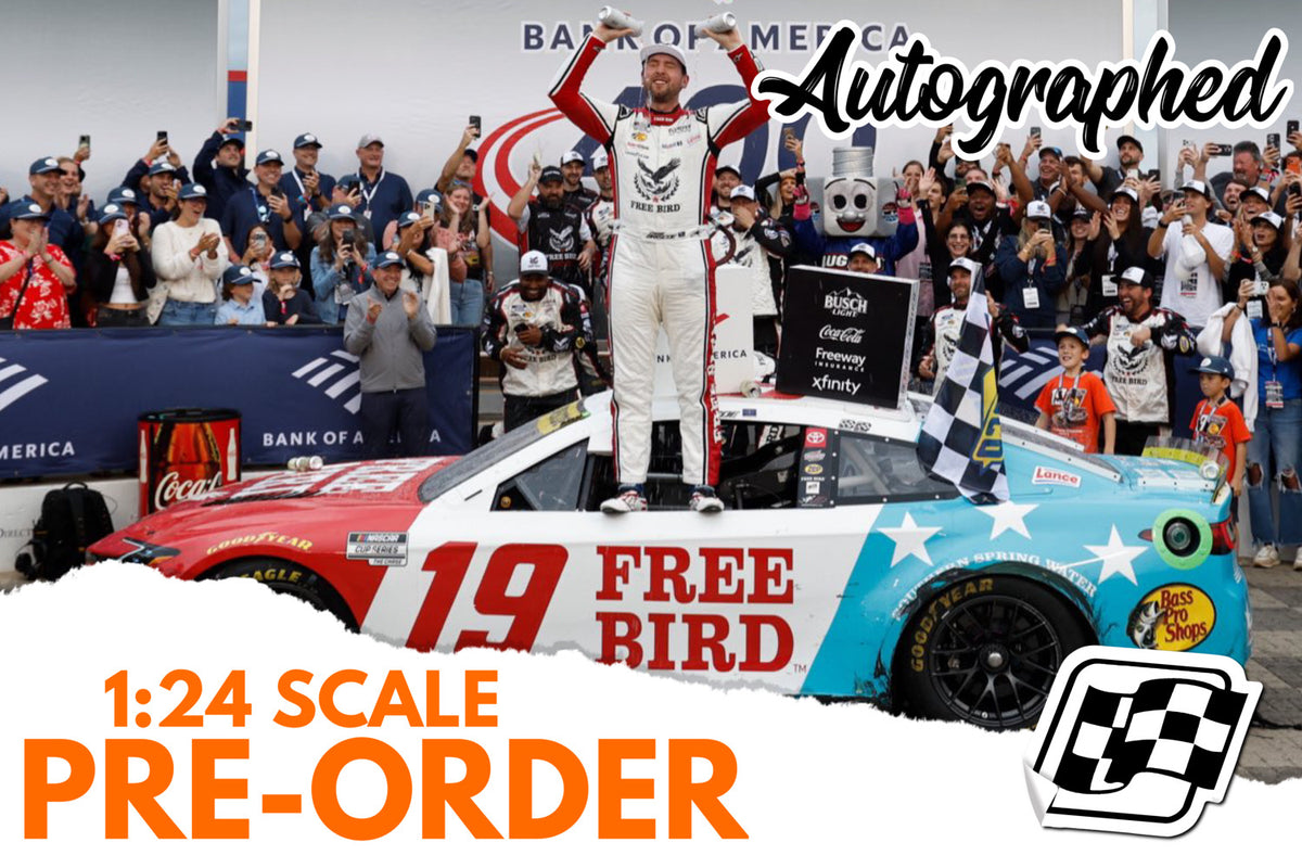 2026 Chase Briscoe 1:24 Free Bird Patriotic Charlotte Race Win AUTOGRAPHED Diecast