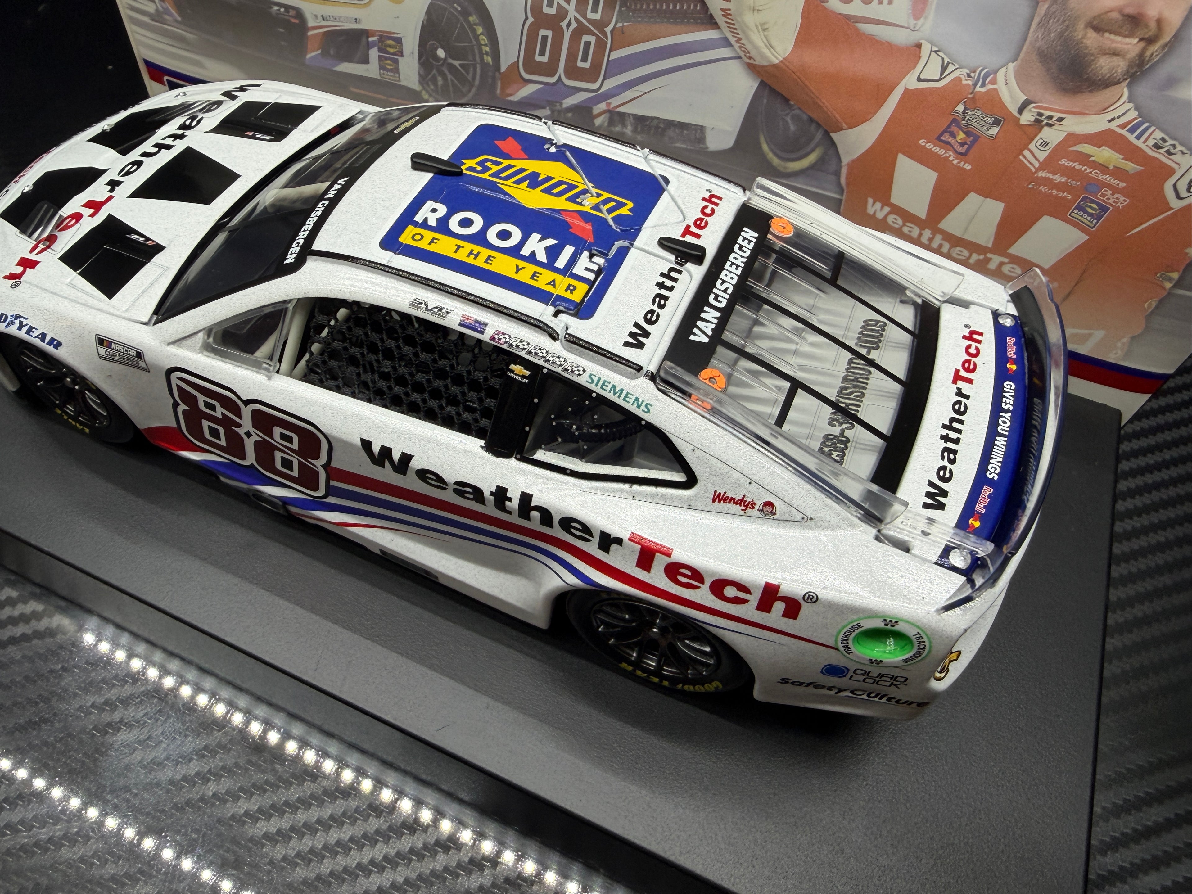 2025 Shane van Gisbergen 1:24 Weathertech Rookie of the Year Galaxy Diecast