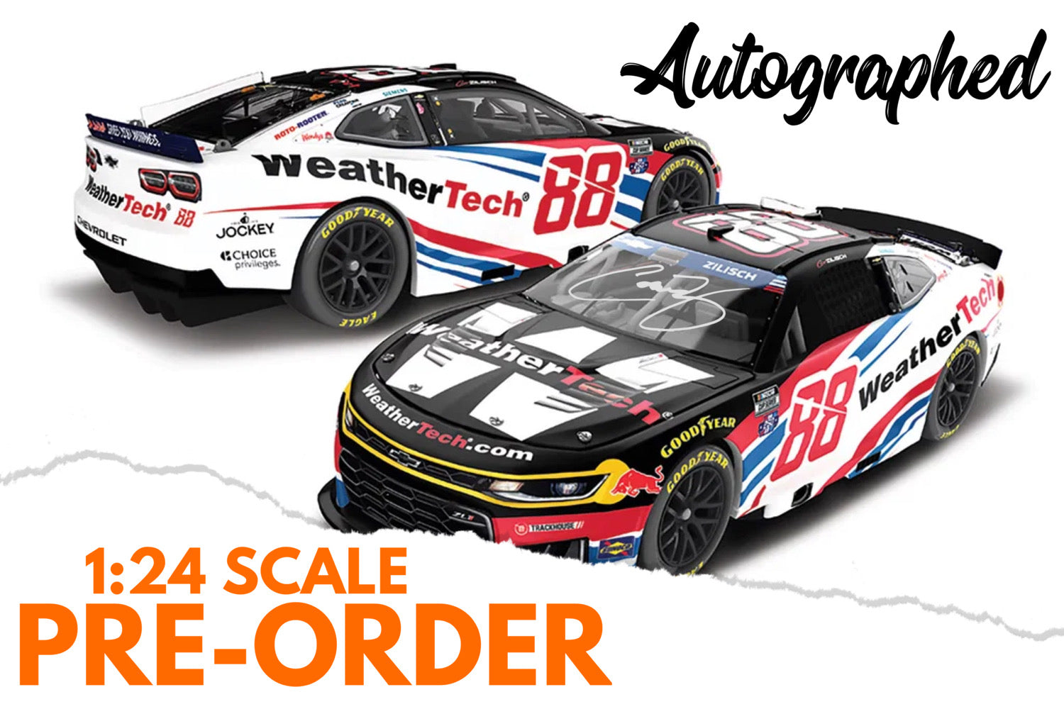 2026 Connor Zilisch 1:24 WeatherTech AUTOGRAPHED NASCAR Diecast