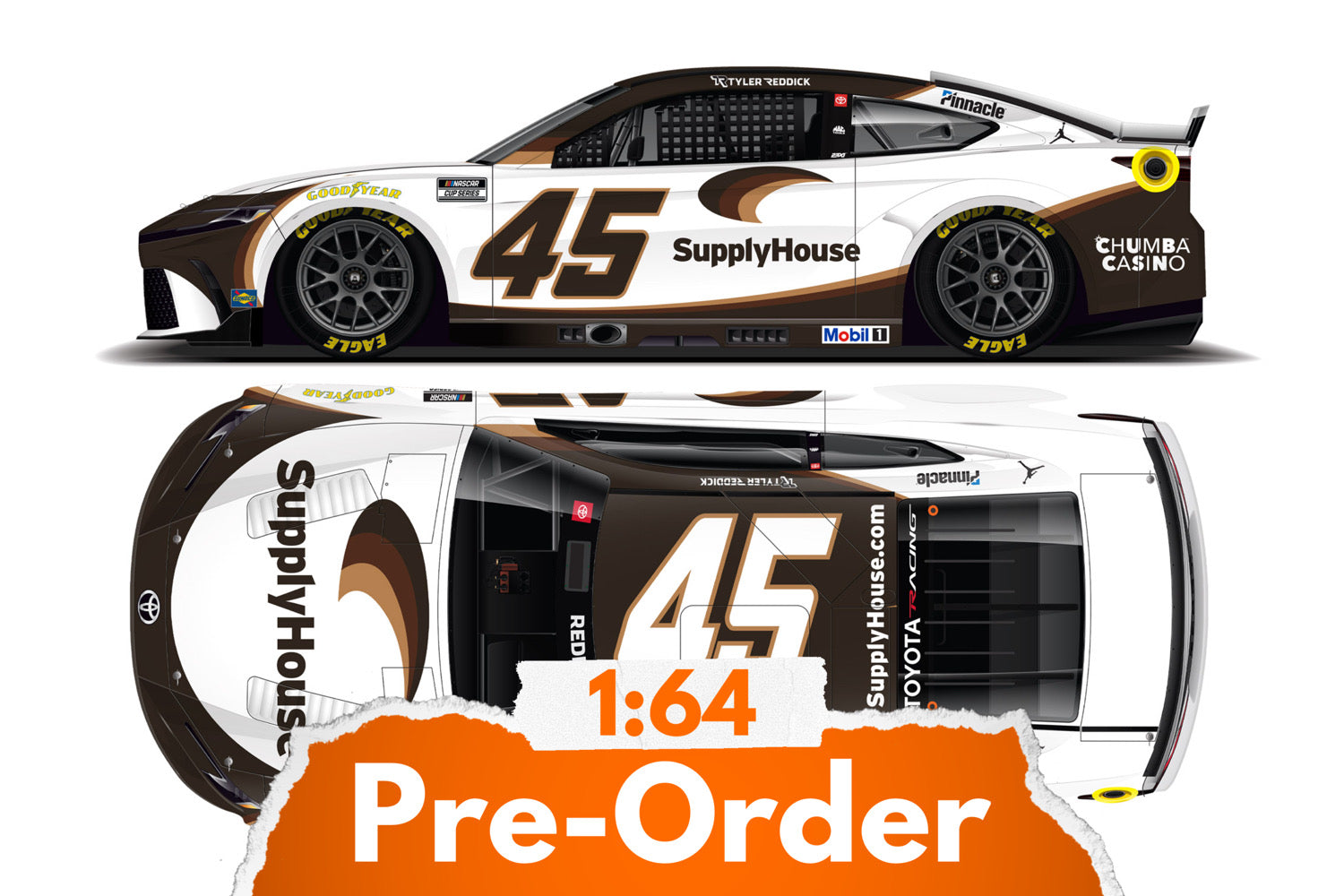 2026 Tyler Reddick 1:64 Supply House Diecast