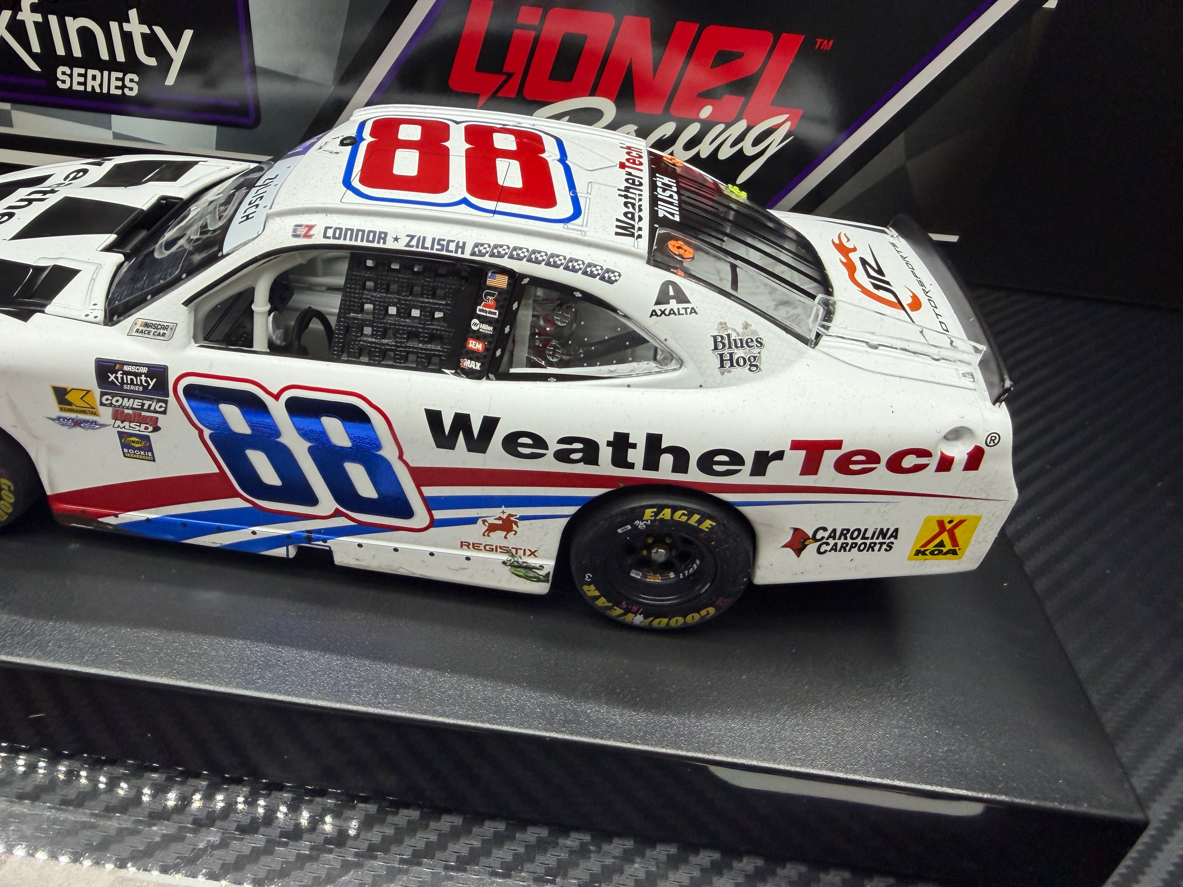 2025 Connor Zilisch 1:24 WeatherTech Portland AUTOGRAPHED Race Win Diecast
