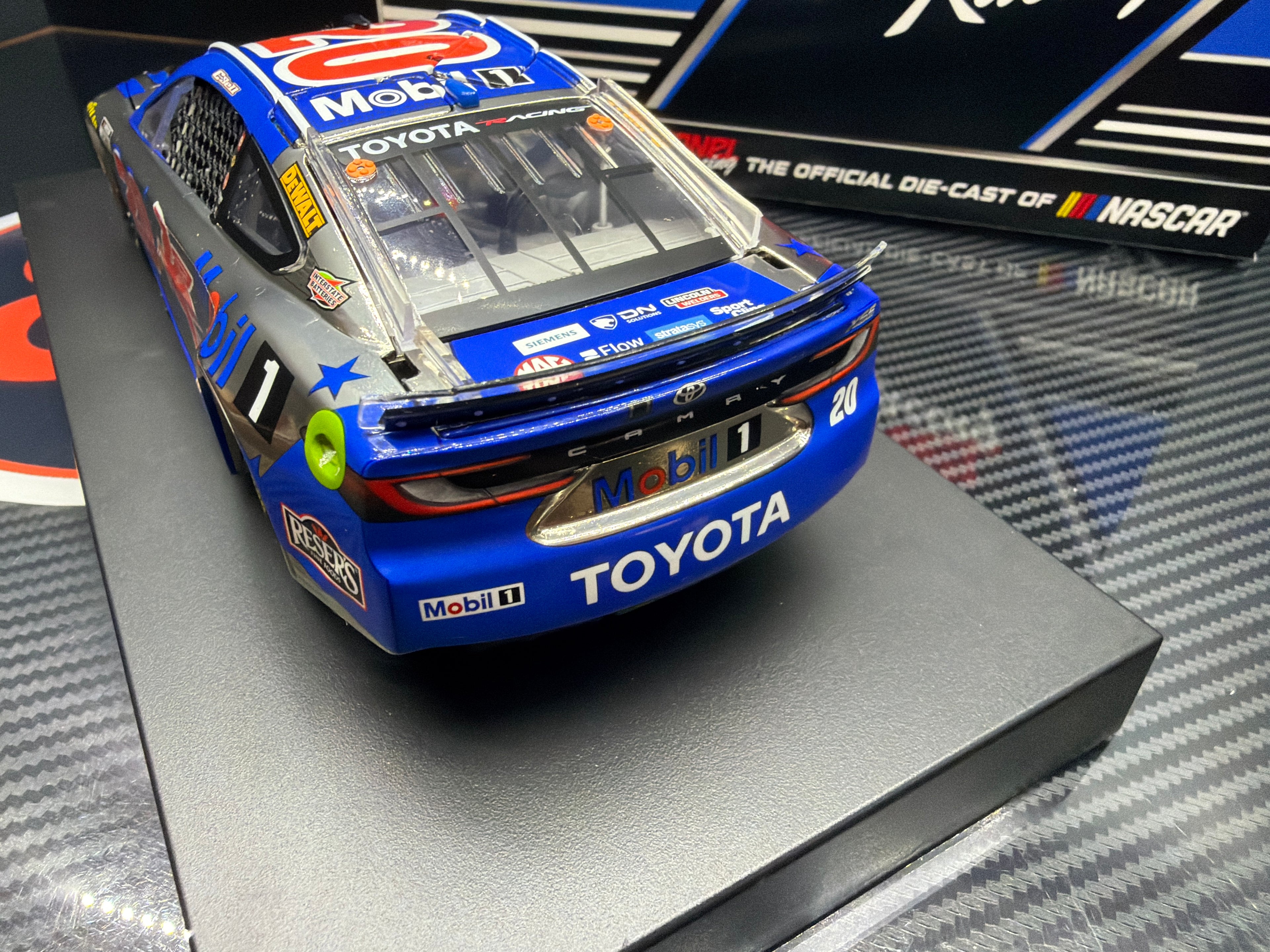 2026 Christopher Bell 1:24 Mobil 1 COLOR CHROME NASCAR Diecast
