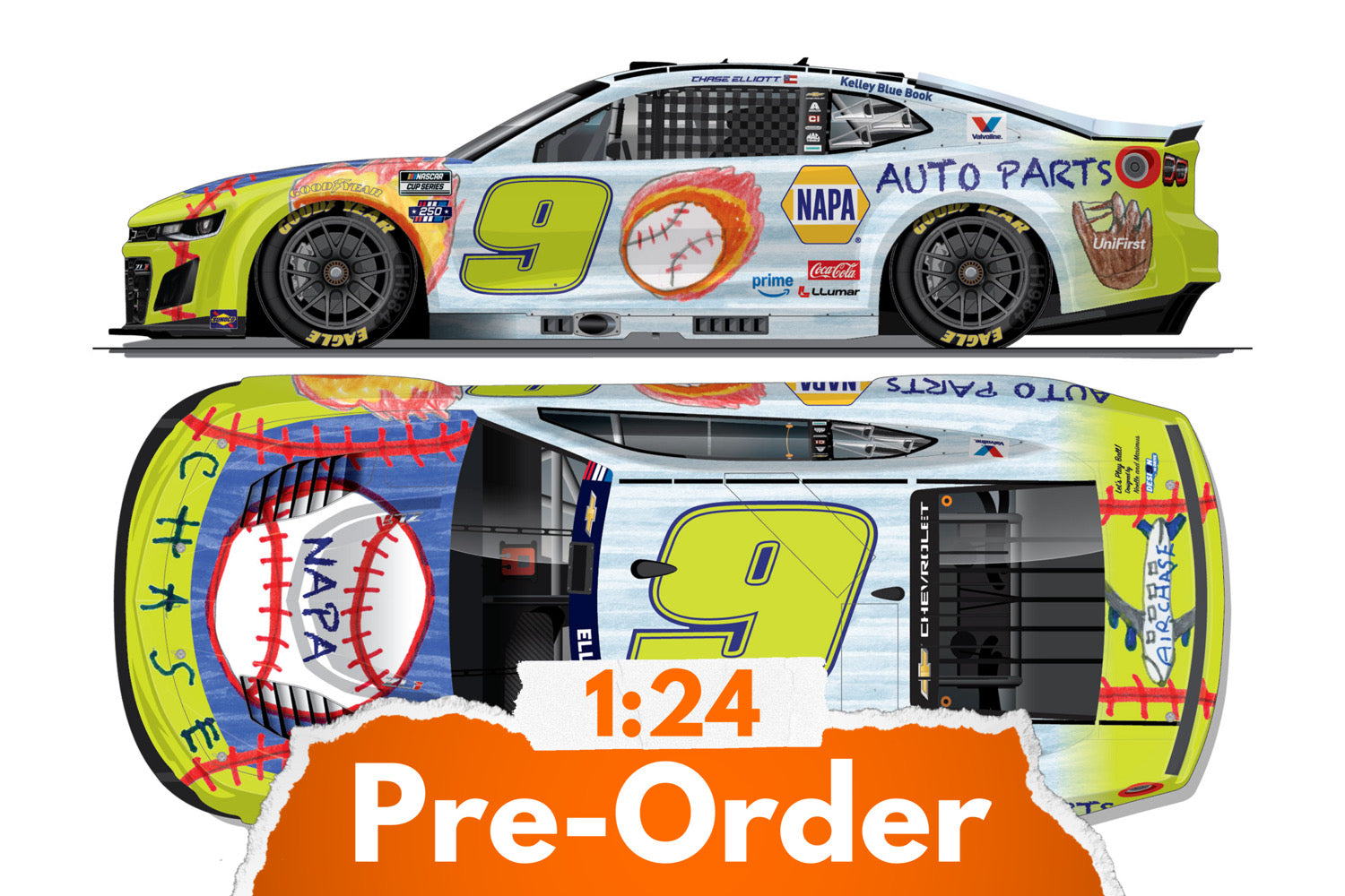 2026 Chase Elliott 1:24 NAPA / Children's Healthcare of Atlanta NASCAR Diecast
